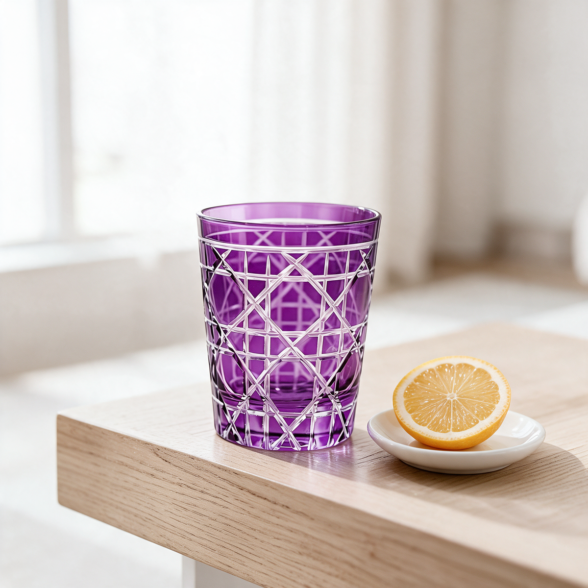 Gloria Cut Crystal Tumbler - Margerie Crystal USA