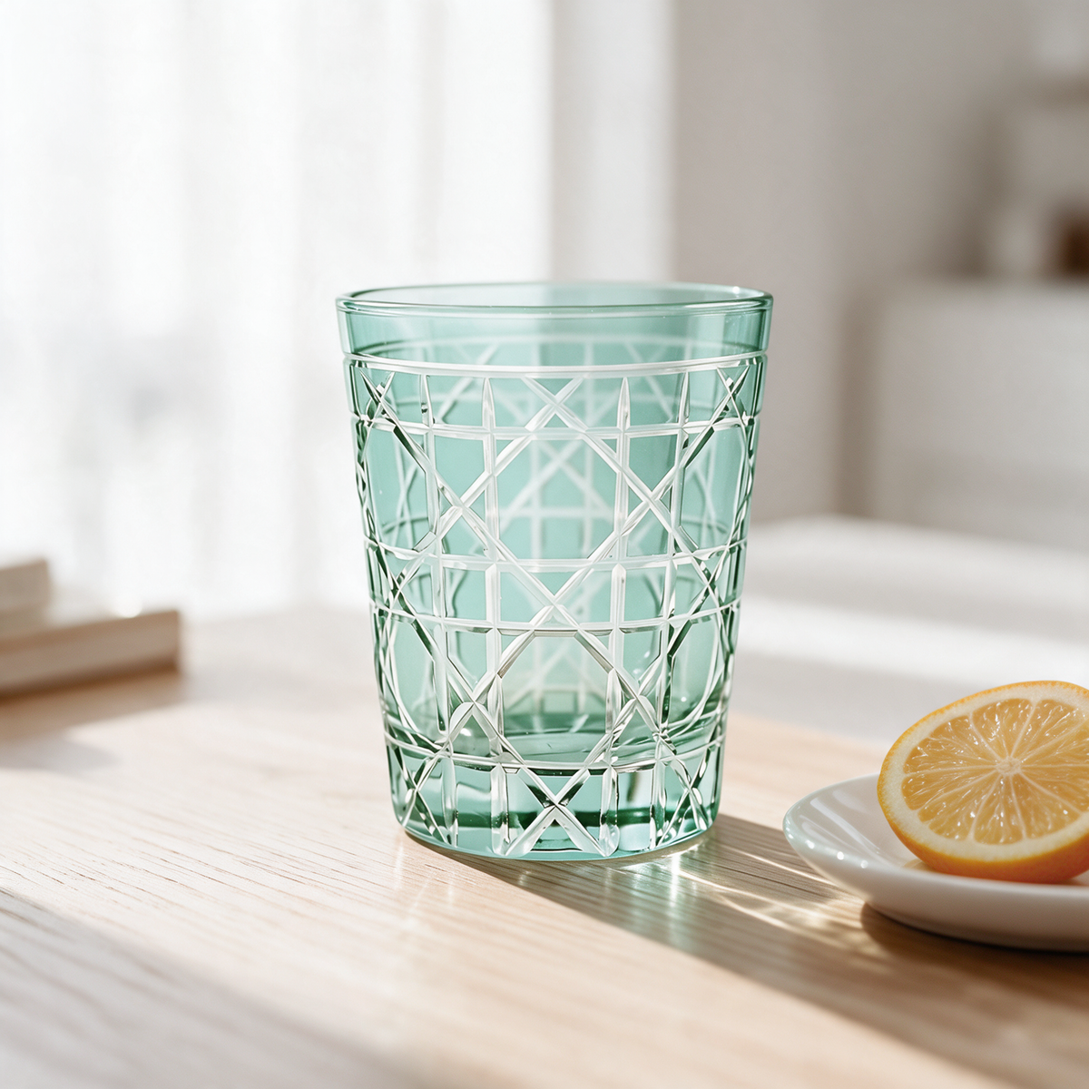 Gloria Cut Crystal Tumbler - Margerie Crystal USA