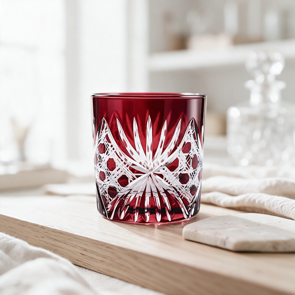 Éclat Old Fashioned Whiskey Glass - Margerie Crystal USA