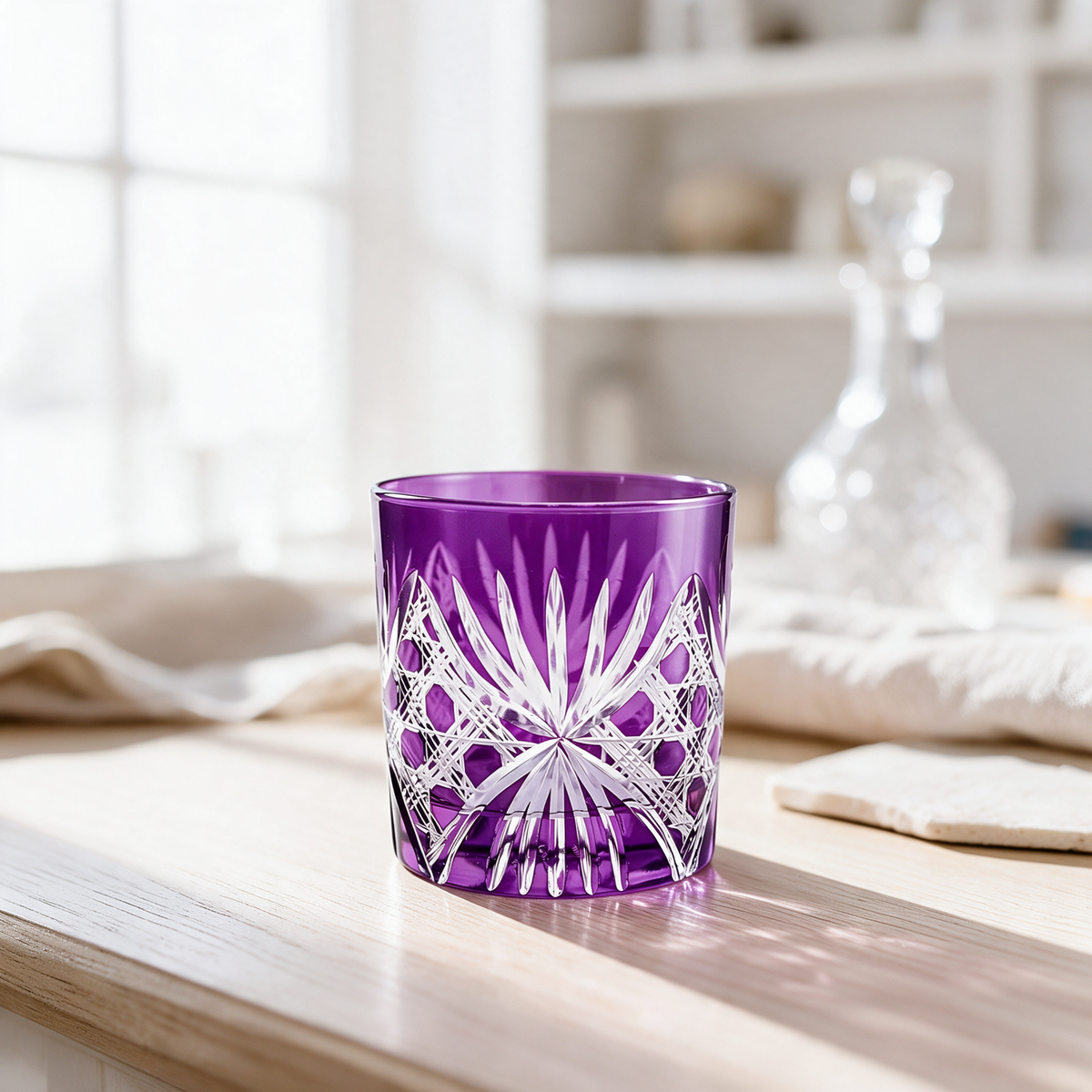 Éclat Old Fashioned Whiskey Glass - Margerie Crystal USA