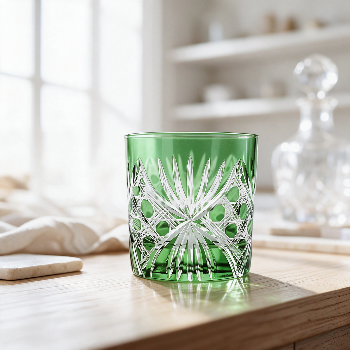 Éclat Old Fashioned Whiskey Glass - Margerie Crystal USA