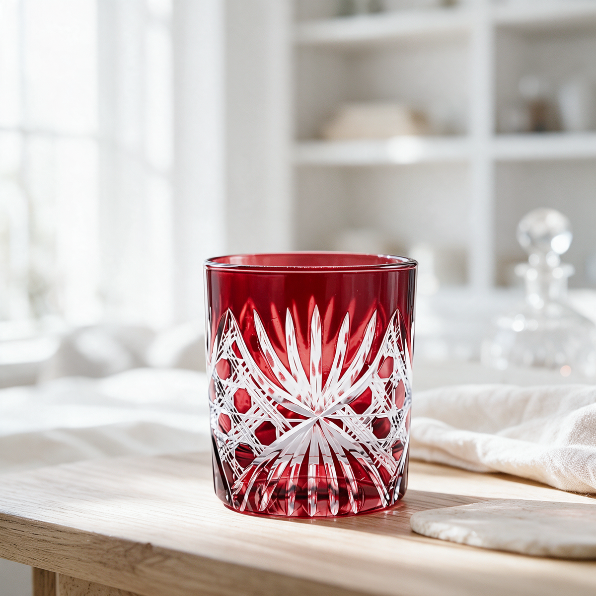 Éclat Old Fashioned Whiskey Glass - Margerie Crystal USA