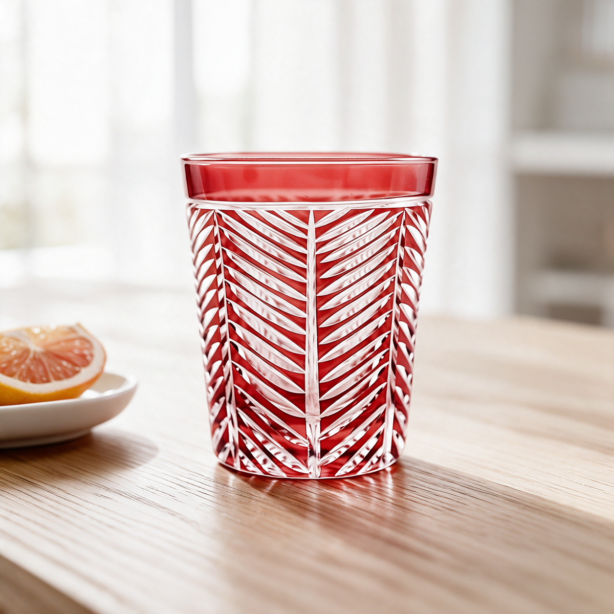 Lanza Cut Crystal Tumbler - Margerie Crystal USA