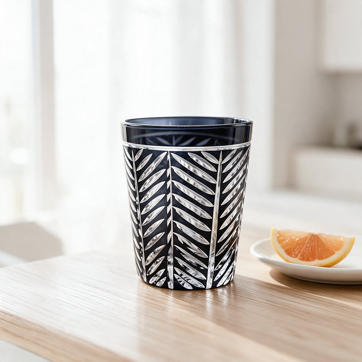 Lanza Cut Crystal Tumbler - Margerie Crystal USA