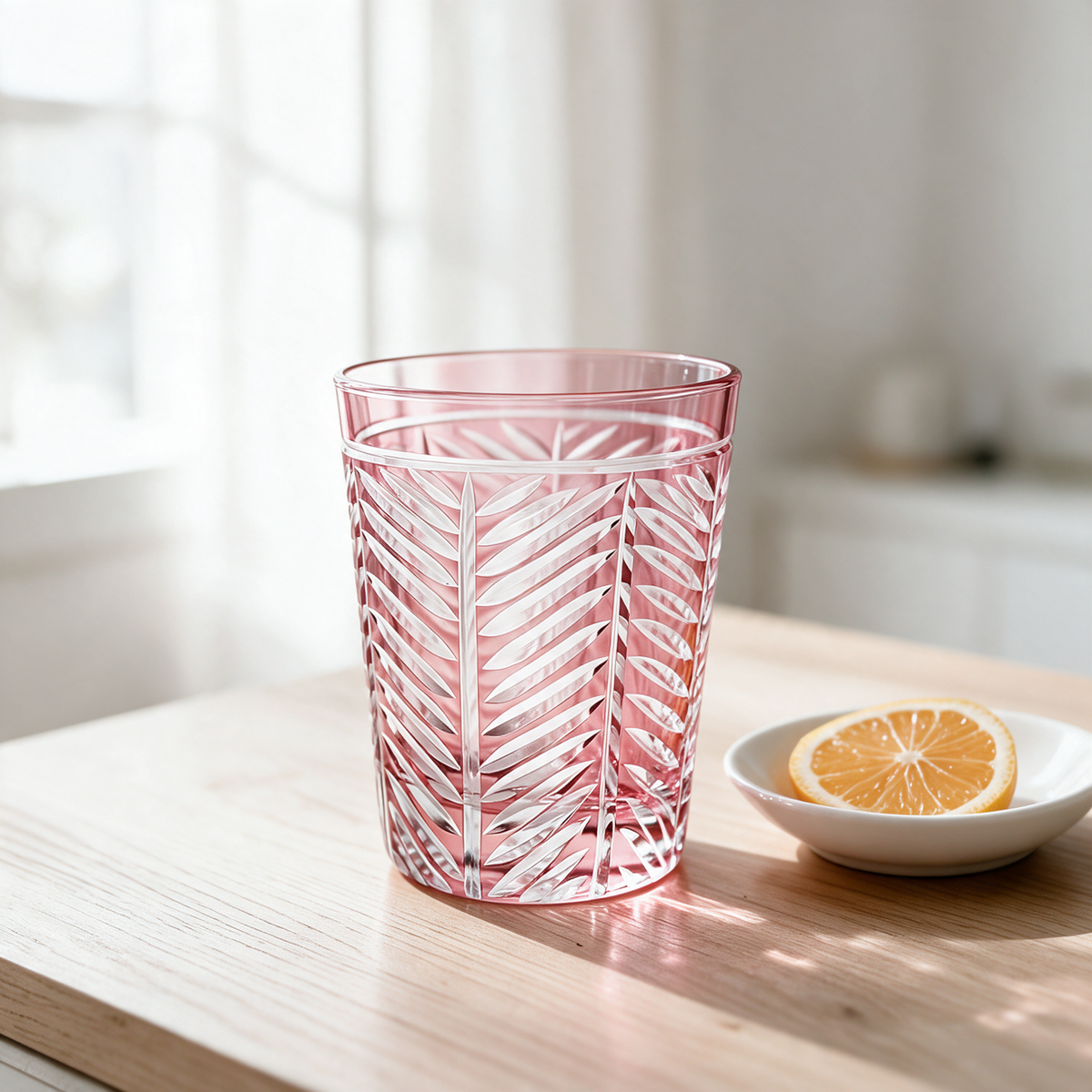 Lanza Cut Crystal Tumbler - Margerie Crystal USA