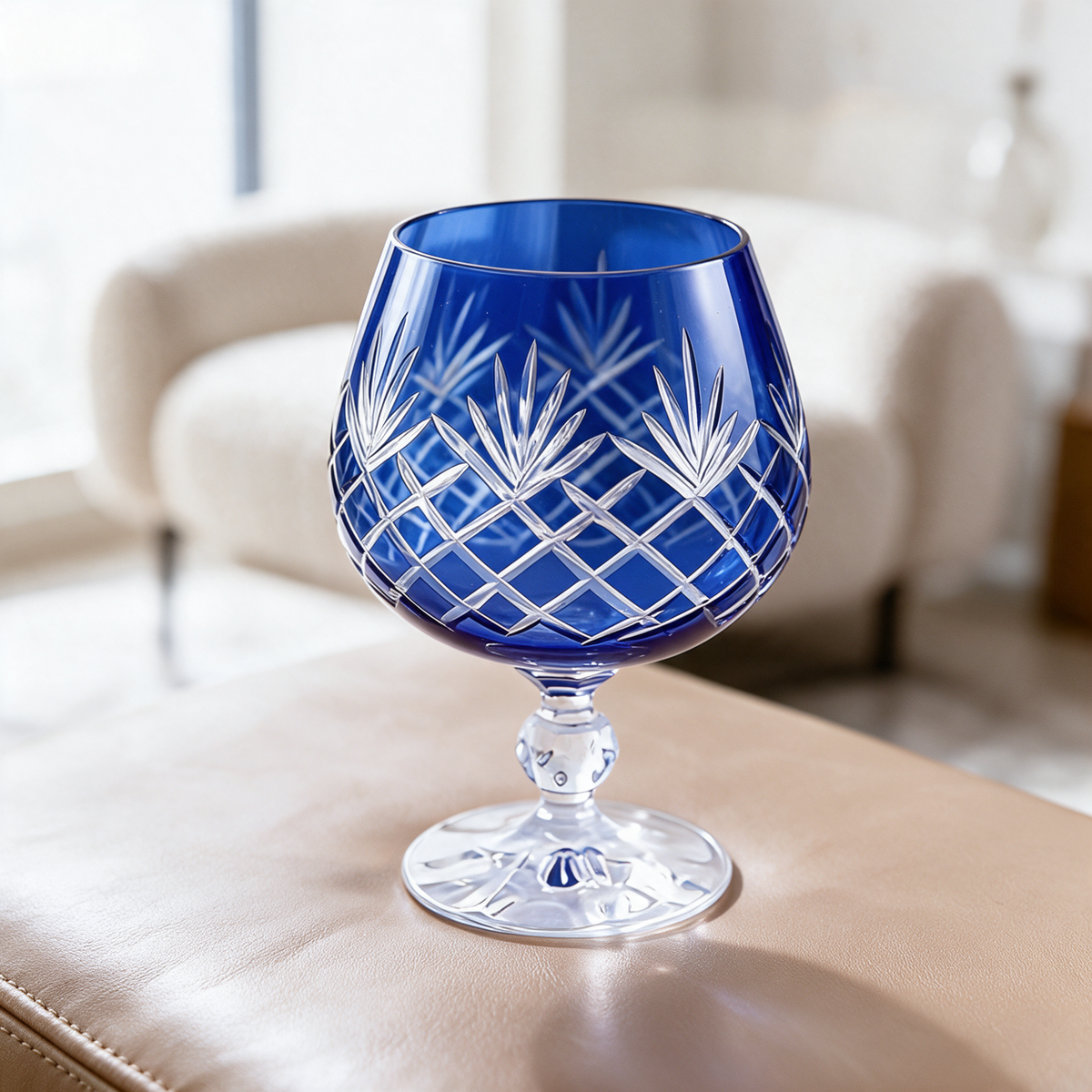 Ara Cut Crystal Cognac Glass
