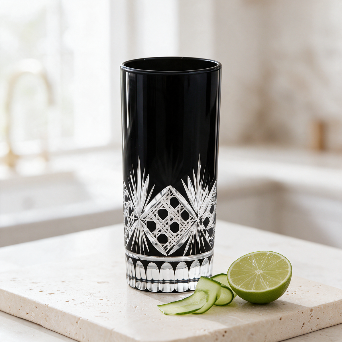 Victorian Cut HighBall Glass