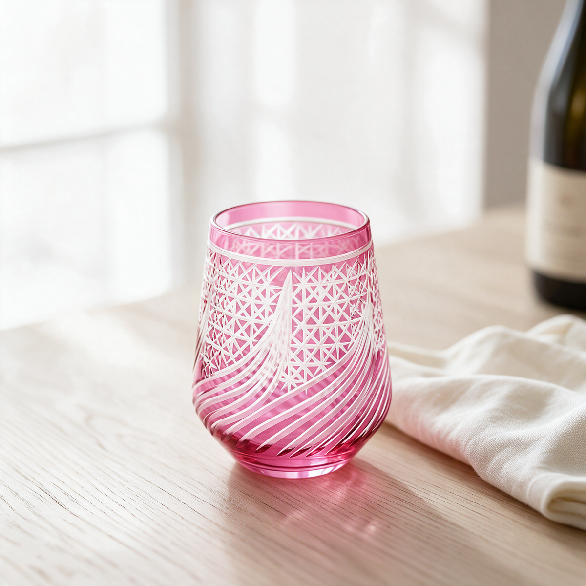 Aurora Stemless Wine Glass