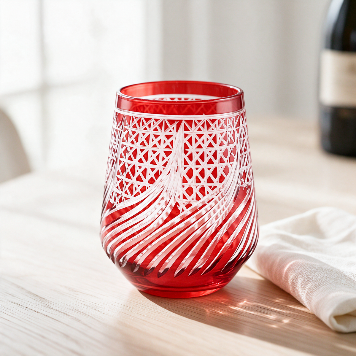 Aurora Stemless Wine Glass