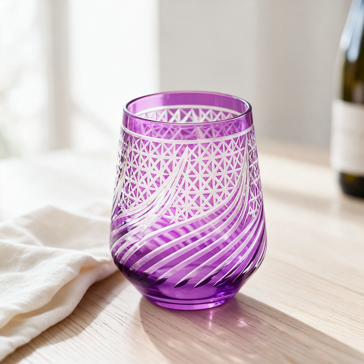 Aurora Stemless Wine Glass
