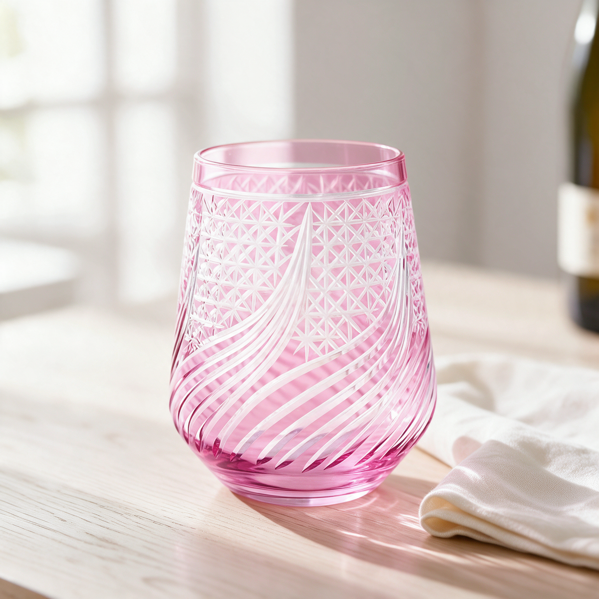 Aurora Stemless Wine Glass