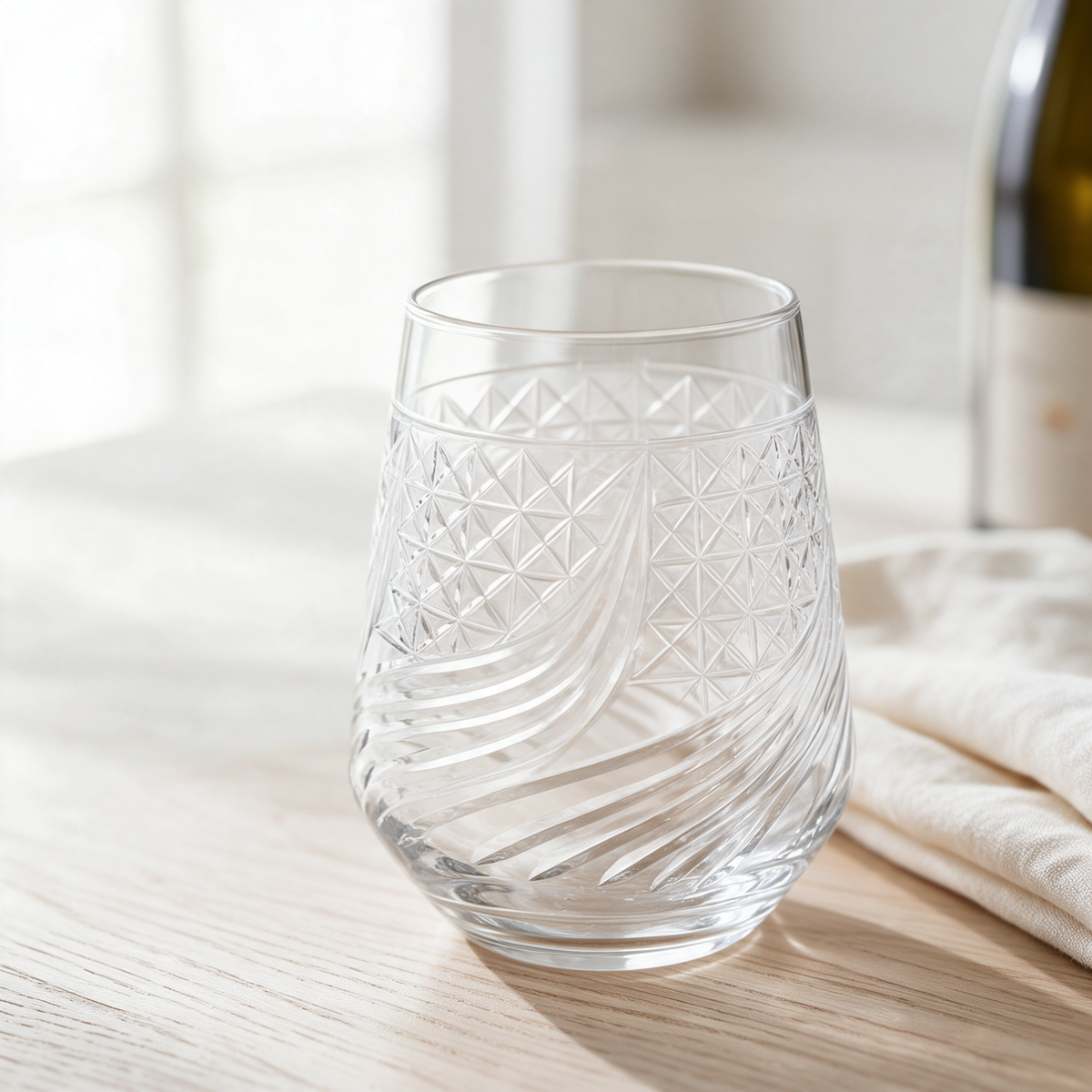 Aurora Stemless Wine Glass