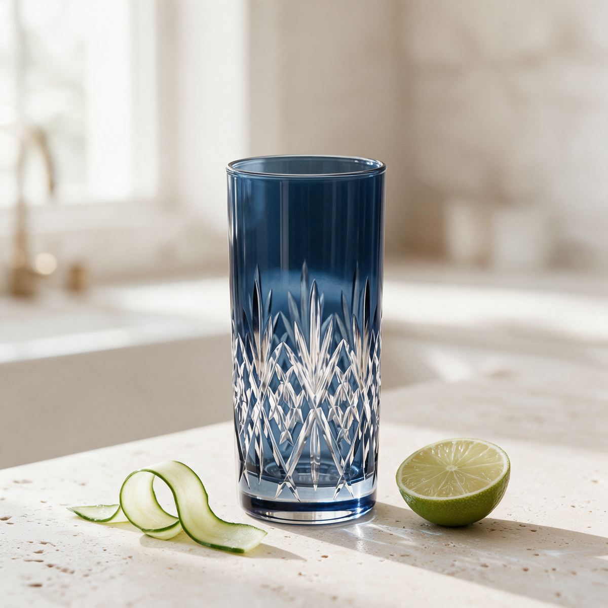Linka Cut Crystal Highball Glass