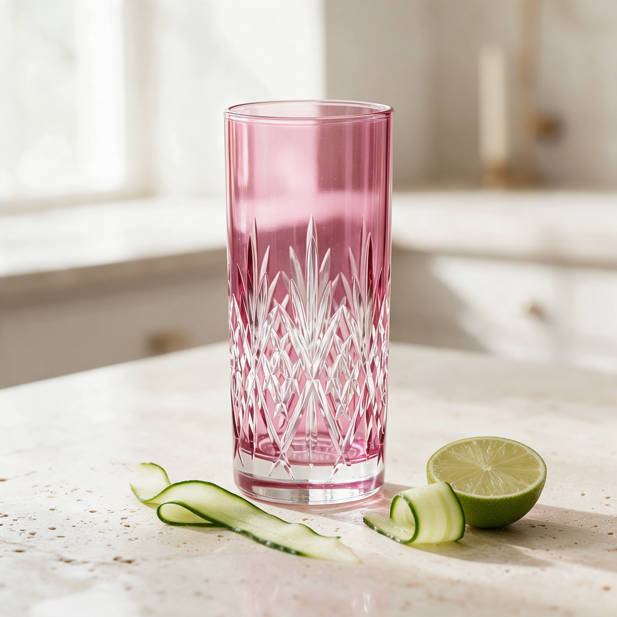 Linka Cut Crystal Highball Glass