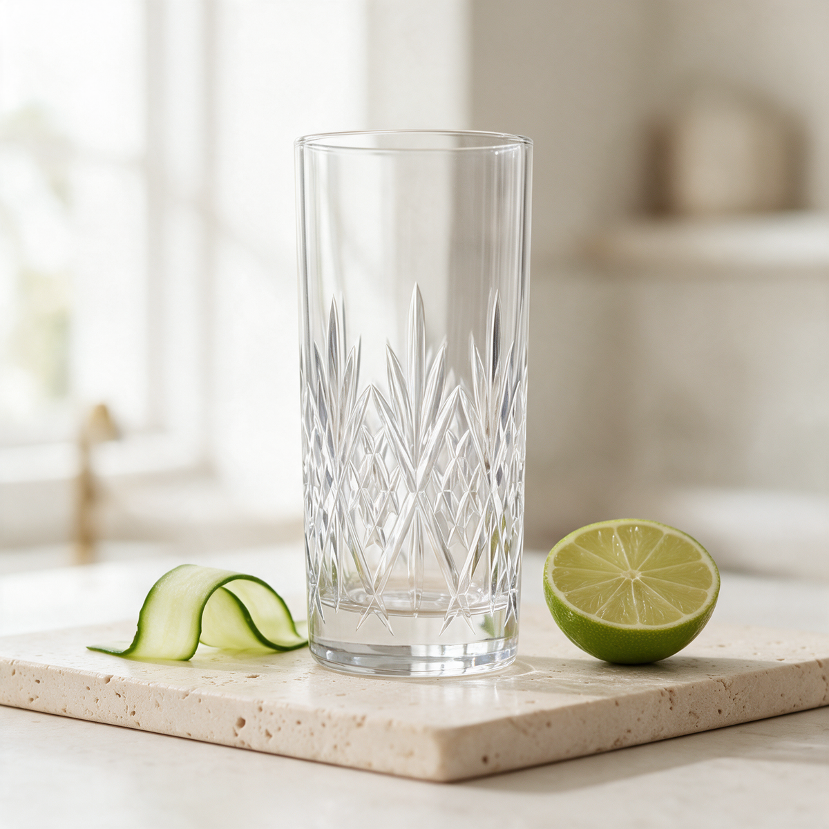 Linka Cut Crystal Highball Glass