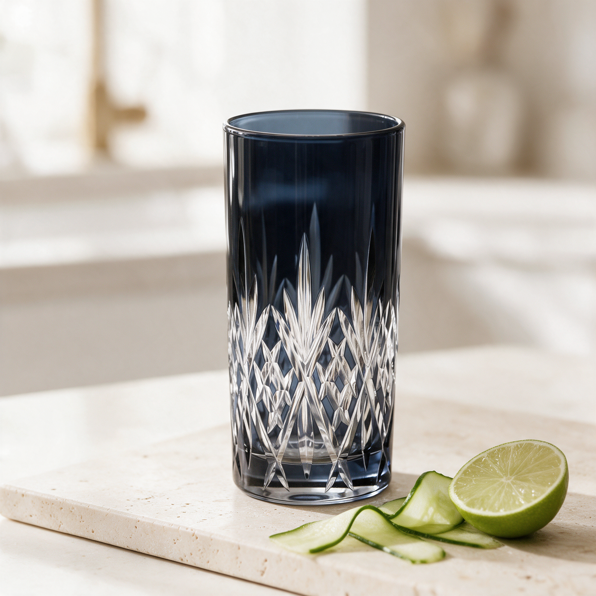 Linka Cut Crystal Highball Glass