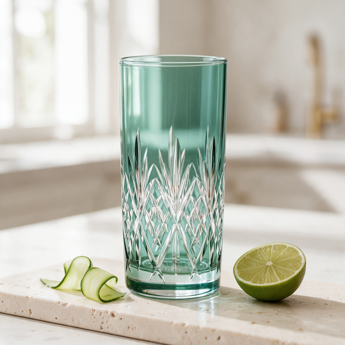 Linka Cut Crystal Highball Glass
