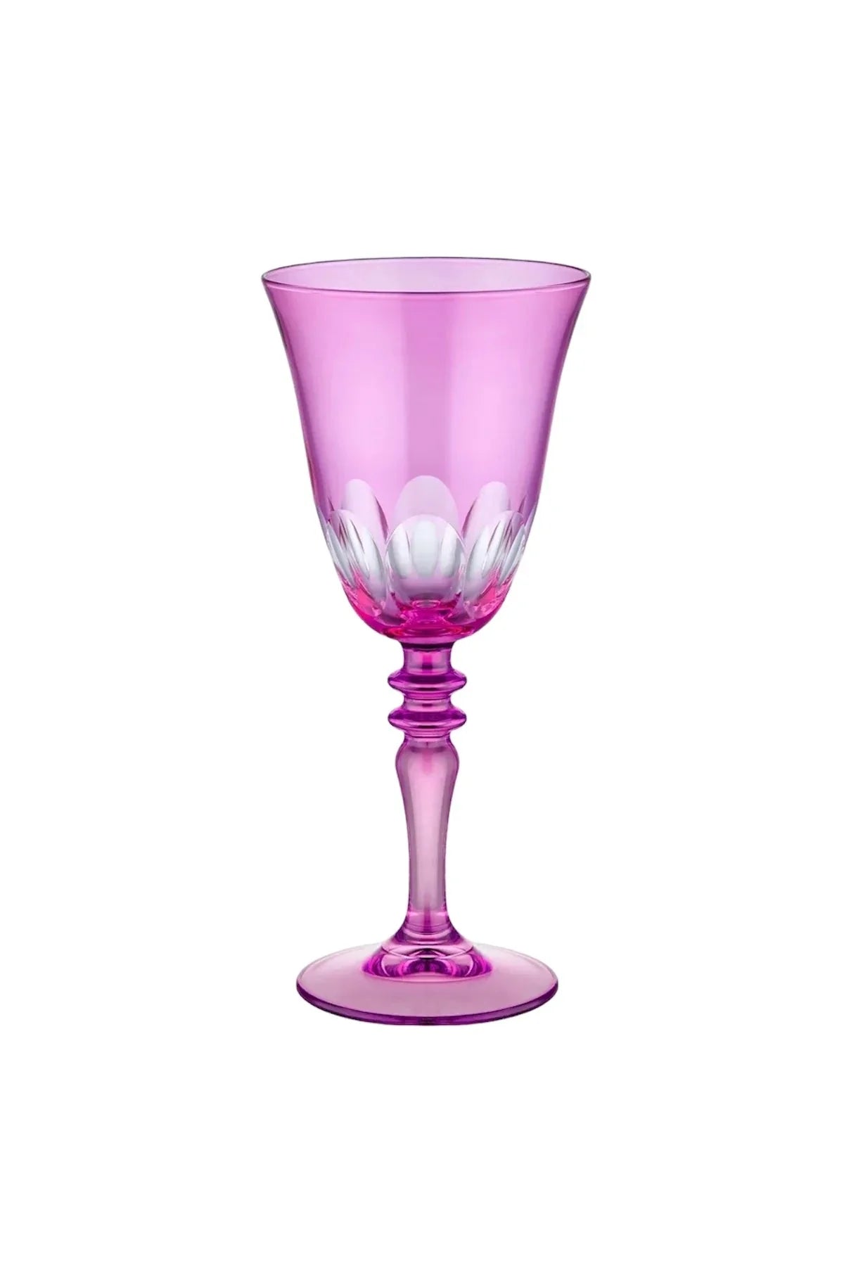 Nora Cut Crystal Wine Glasses - Set Of 2 - Margerie Crystal USA