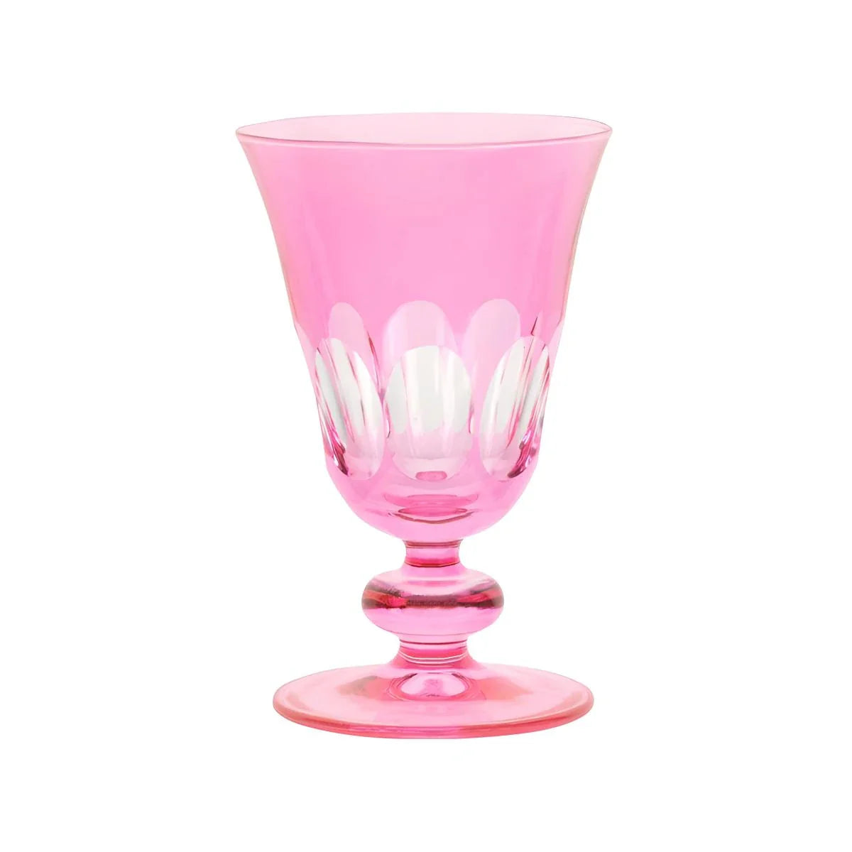 Nora Cut Crystal Wine Goblet - Set Of 2 - Margerie Crystal USA