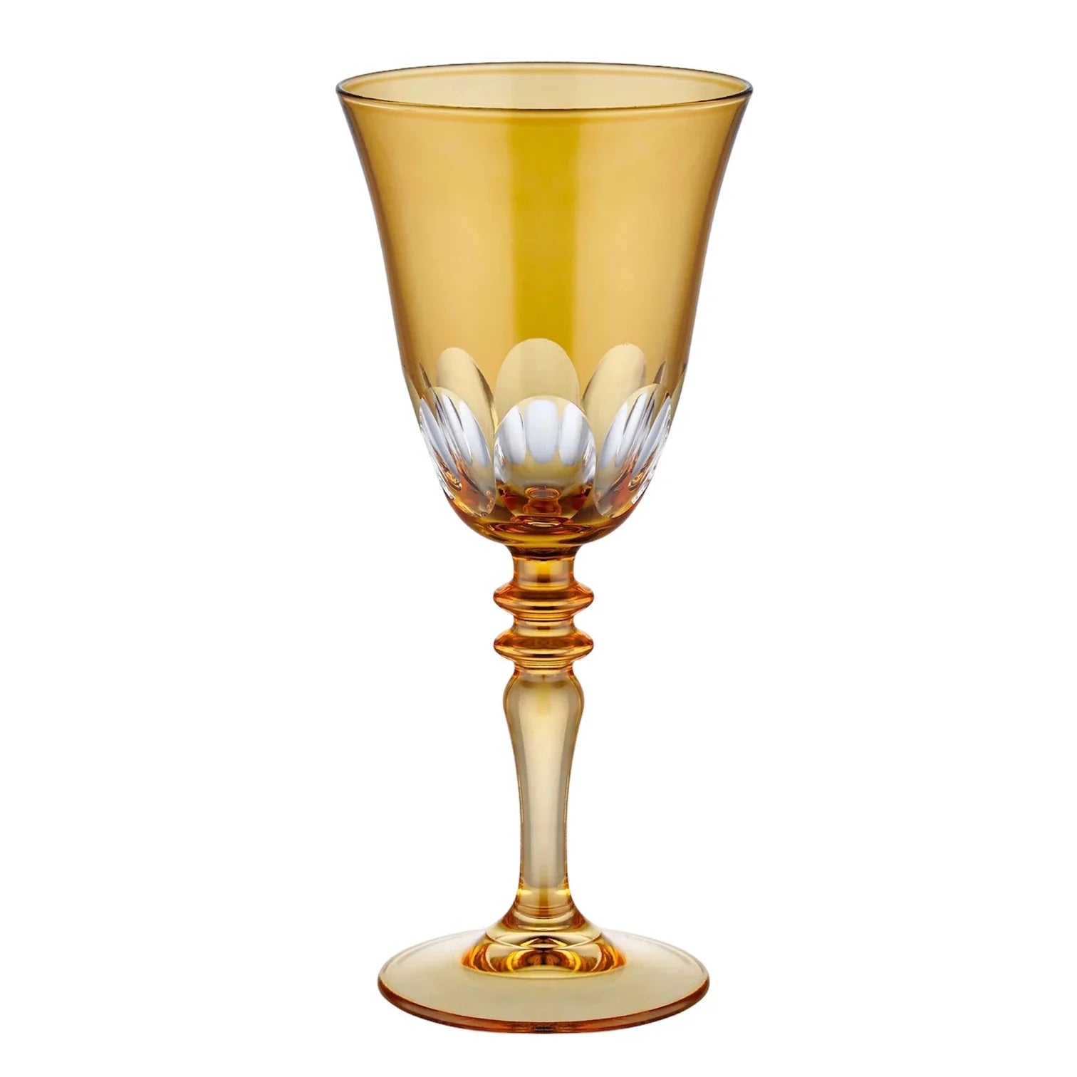 Nora Cut Crystal Wine Glasses - Set Of 2 - Margerie Crystal USA