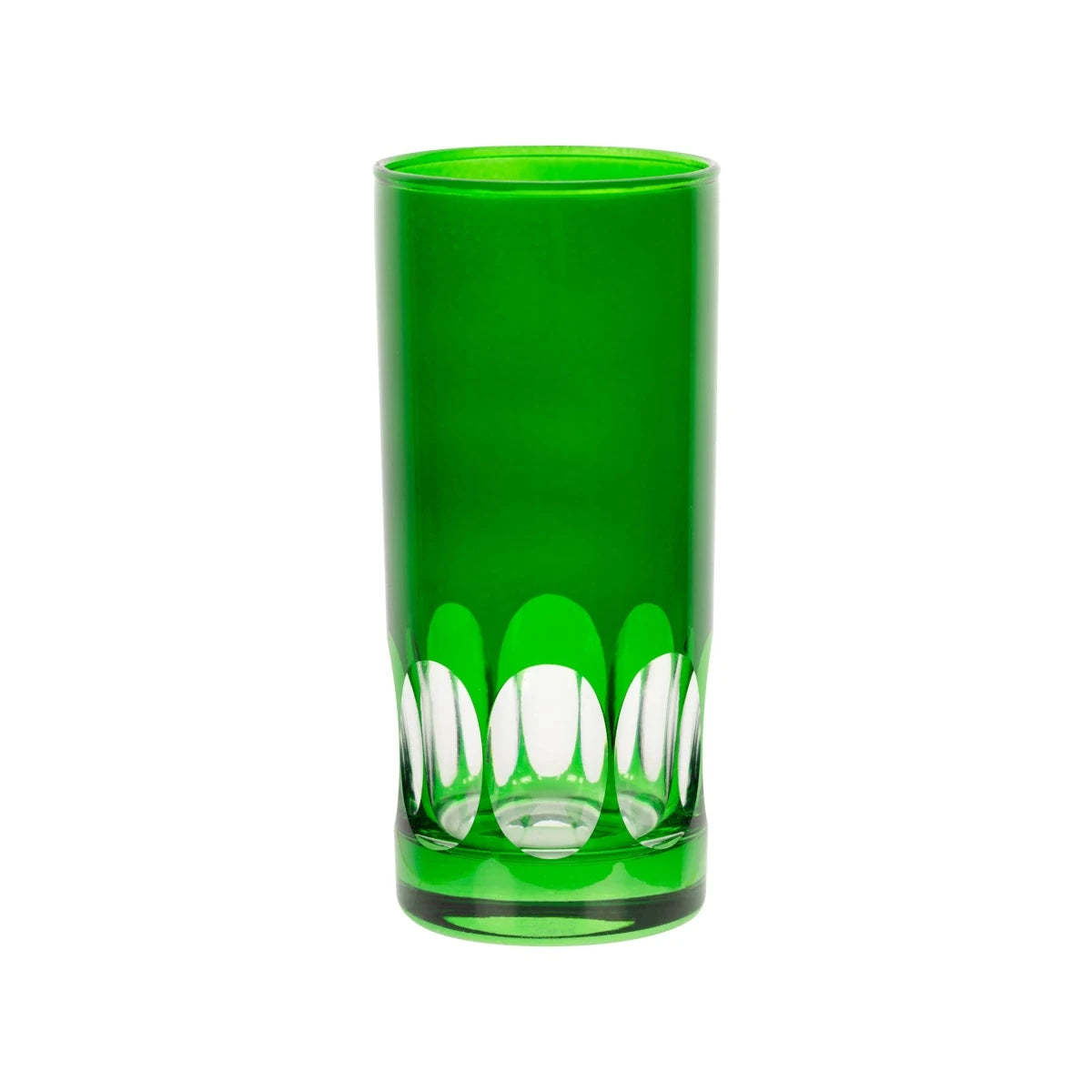 Vaso alto de cristal tallado Nora