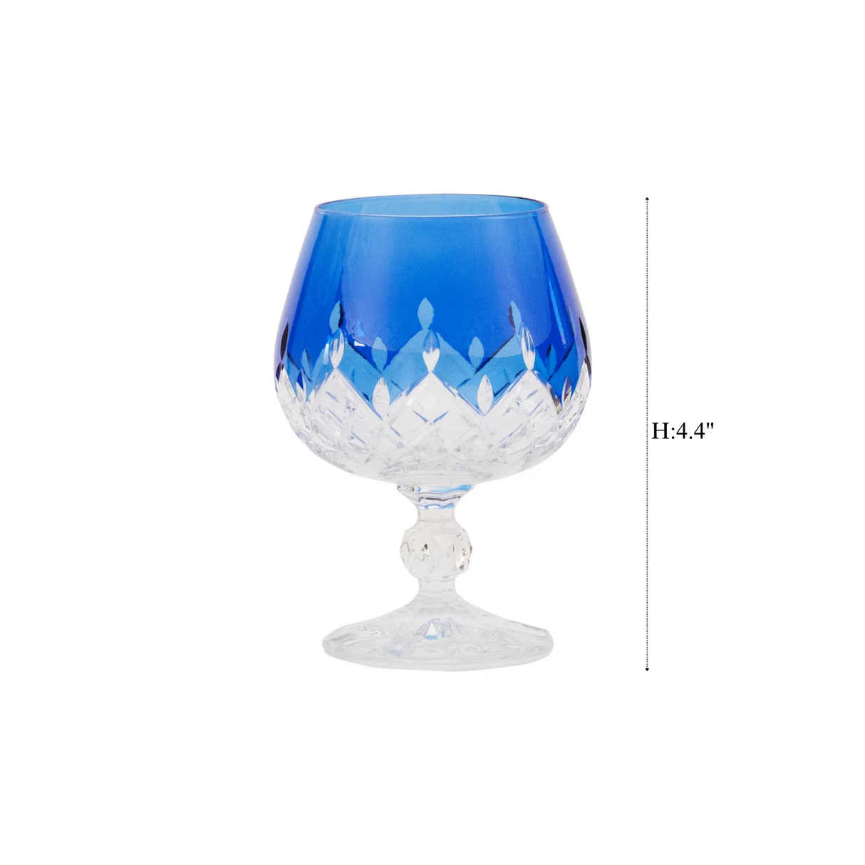 Aria Cut Crystal Cognac Glasses