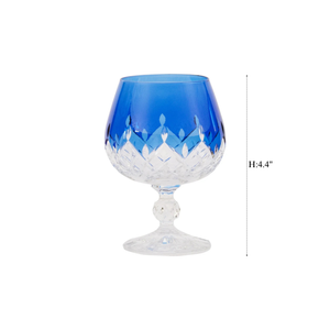Aria Cut Crystal Cognac Glasses