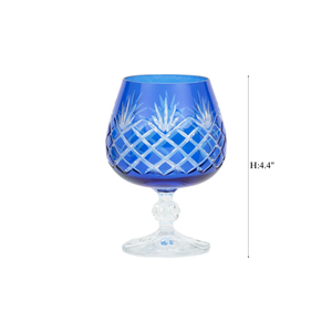 Ara Cut Crystal Cognac Glasses