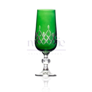 Aria Cut Crystal Champagne Flutes