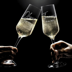 Personalized Champagne Flutes - Set Of 2