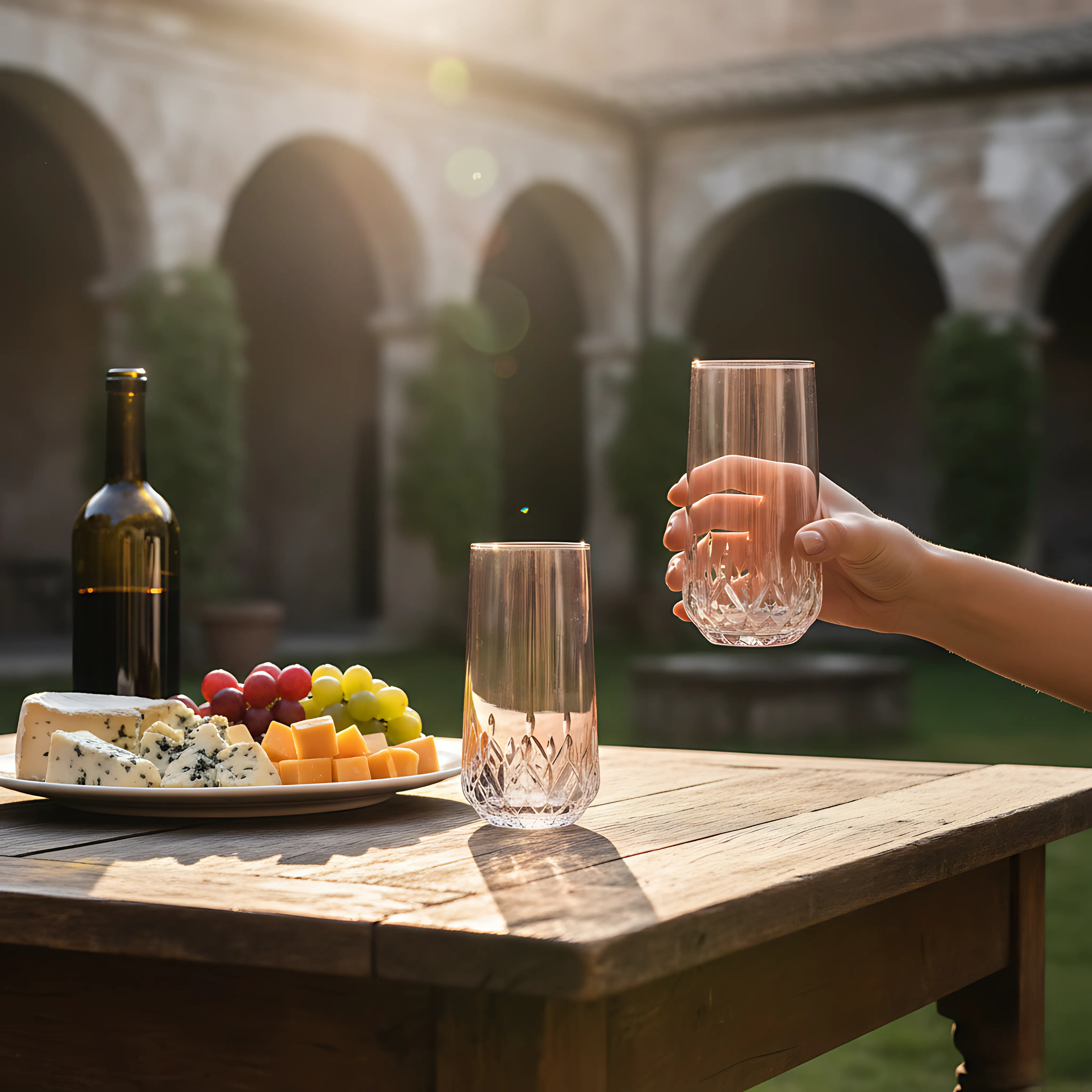 Aria Highball Glass - Set Of 2 - Margerie Crystal USA