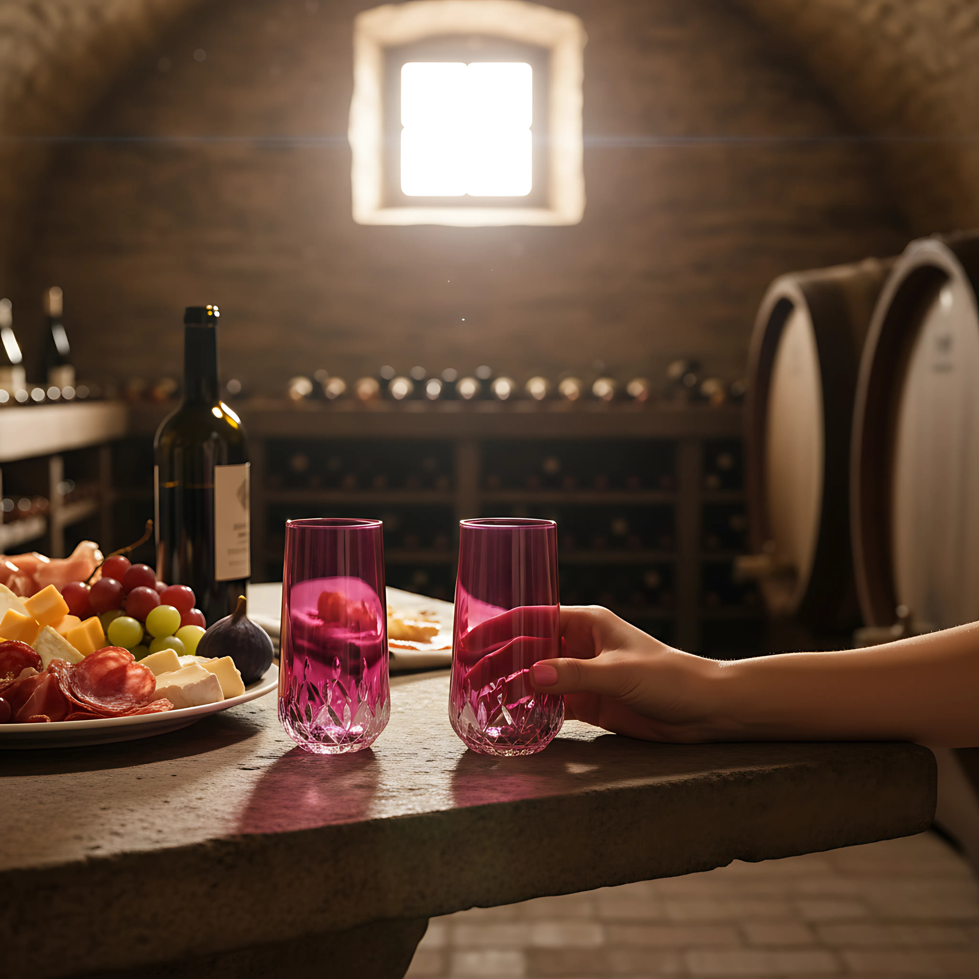 Aria Highball Glass - Set Of 2 - Margerie Crystal USA