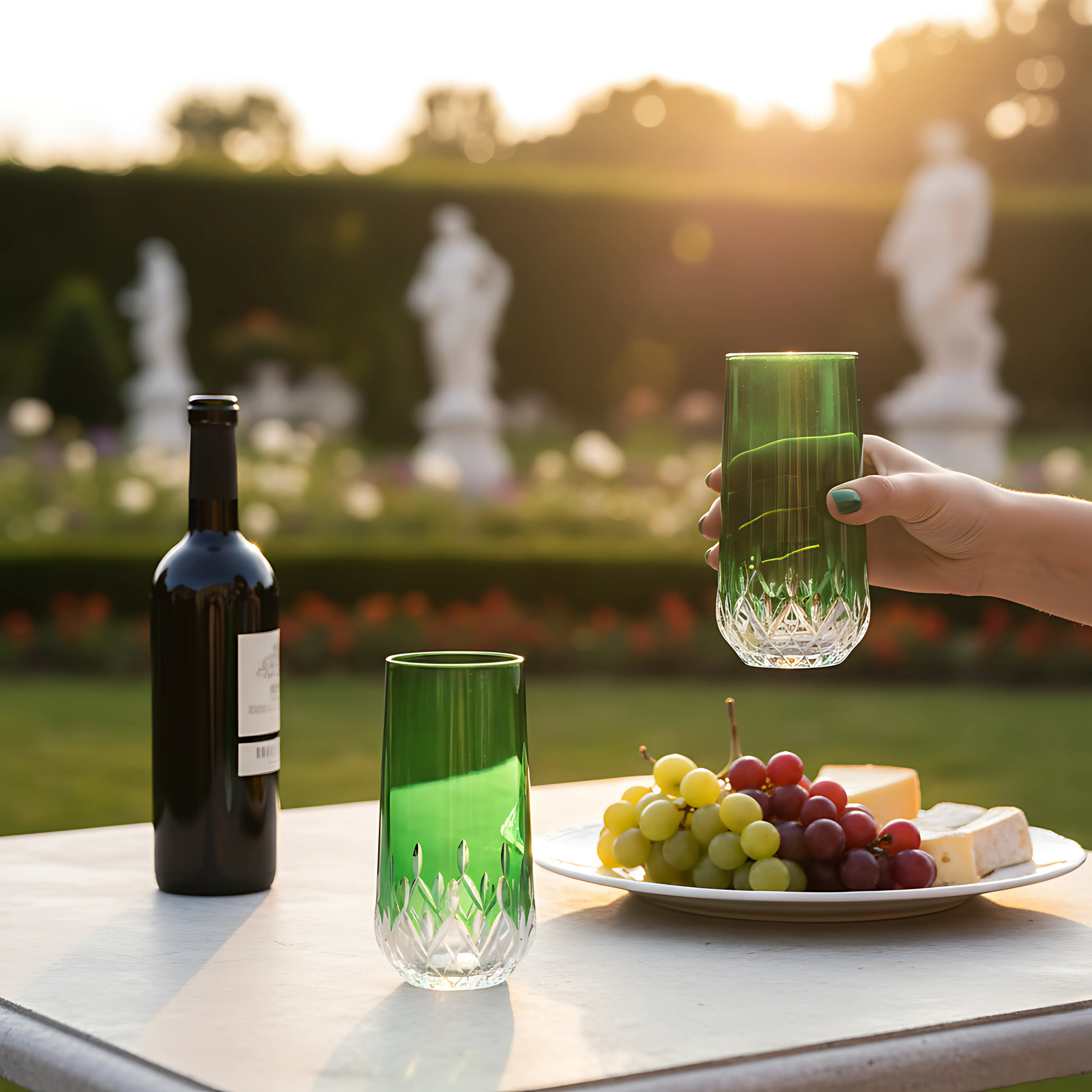 Aria Highball Glass - Set Of 2 - Margerie Crystal USA