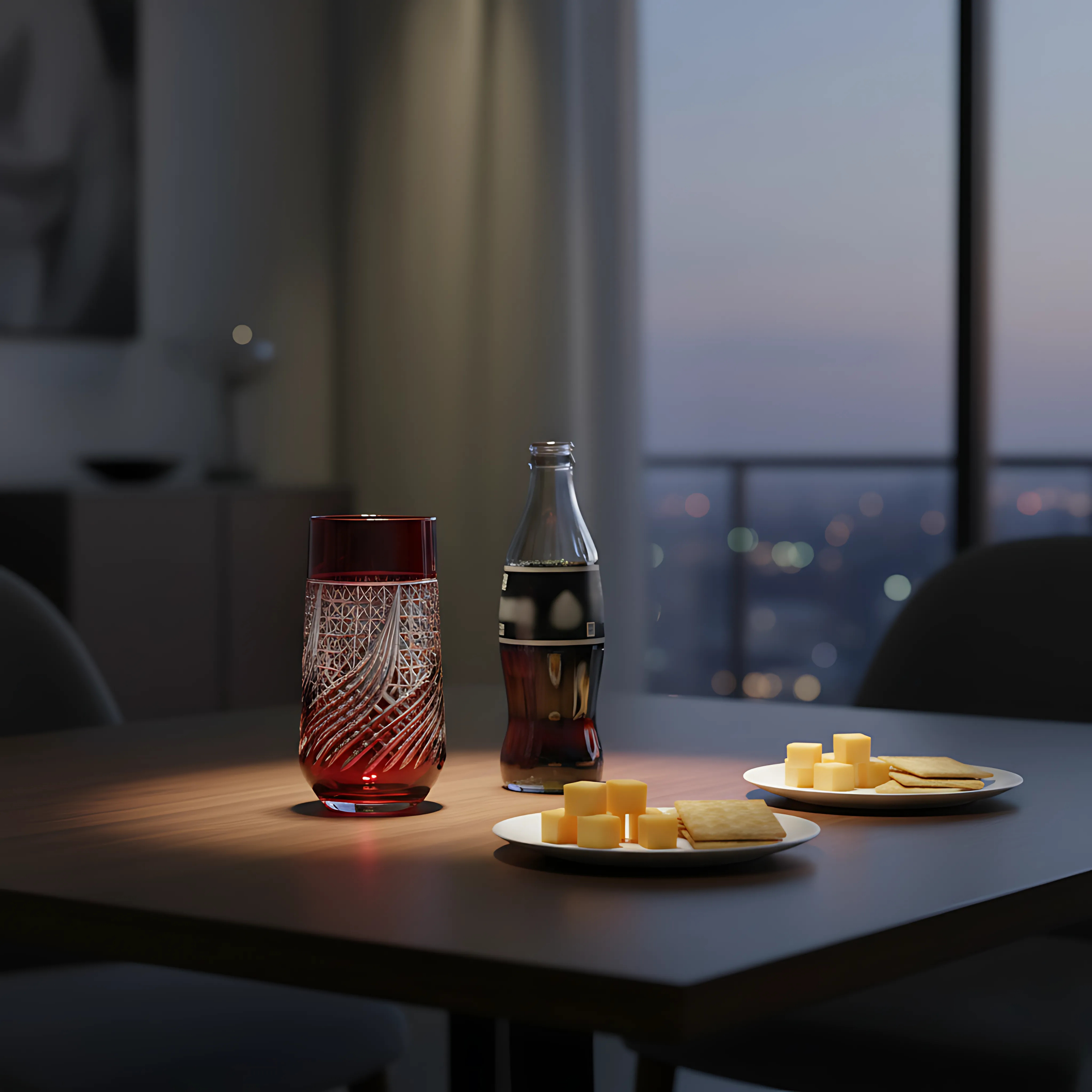 Aurora Highball Glass - Set Of 2 - Margerie Crystal USA