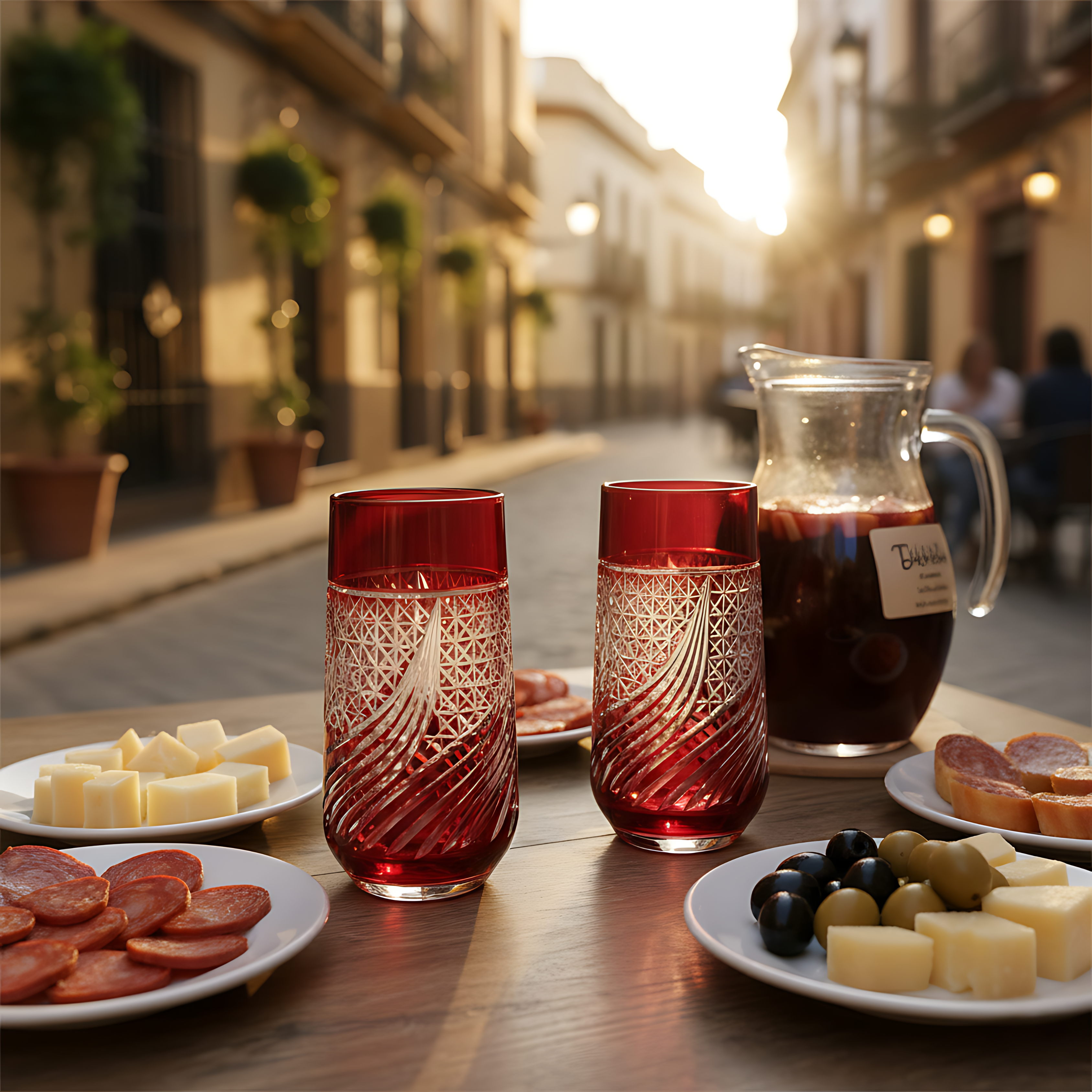 Aurora Highball Glass - Set Of 2 - Margerie Crystal USA