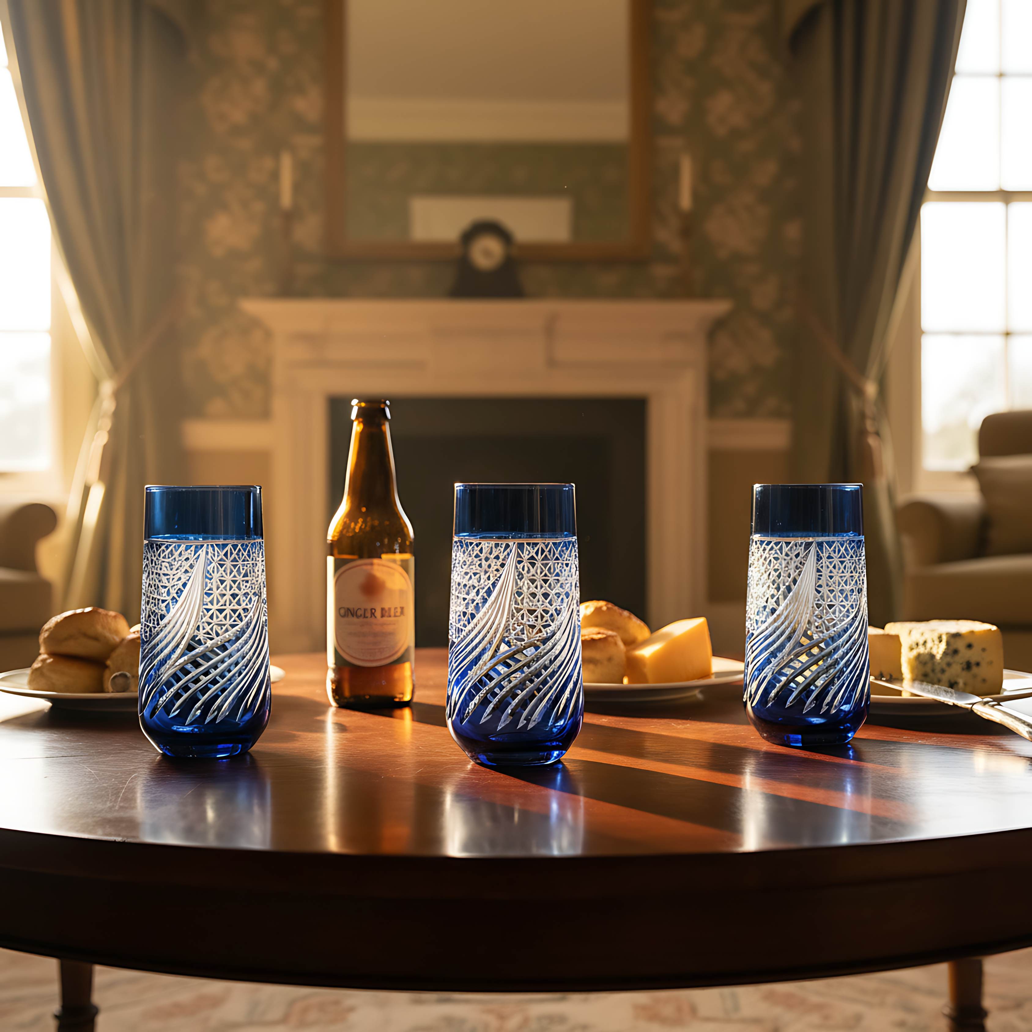 Aurora Highball Glass - Set Of 2 - Margerie Crystal USA