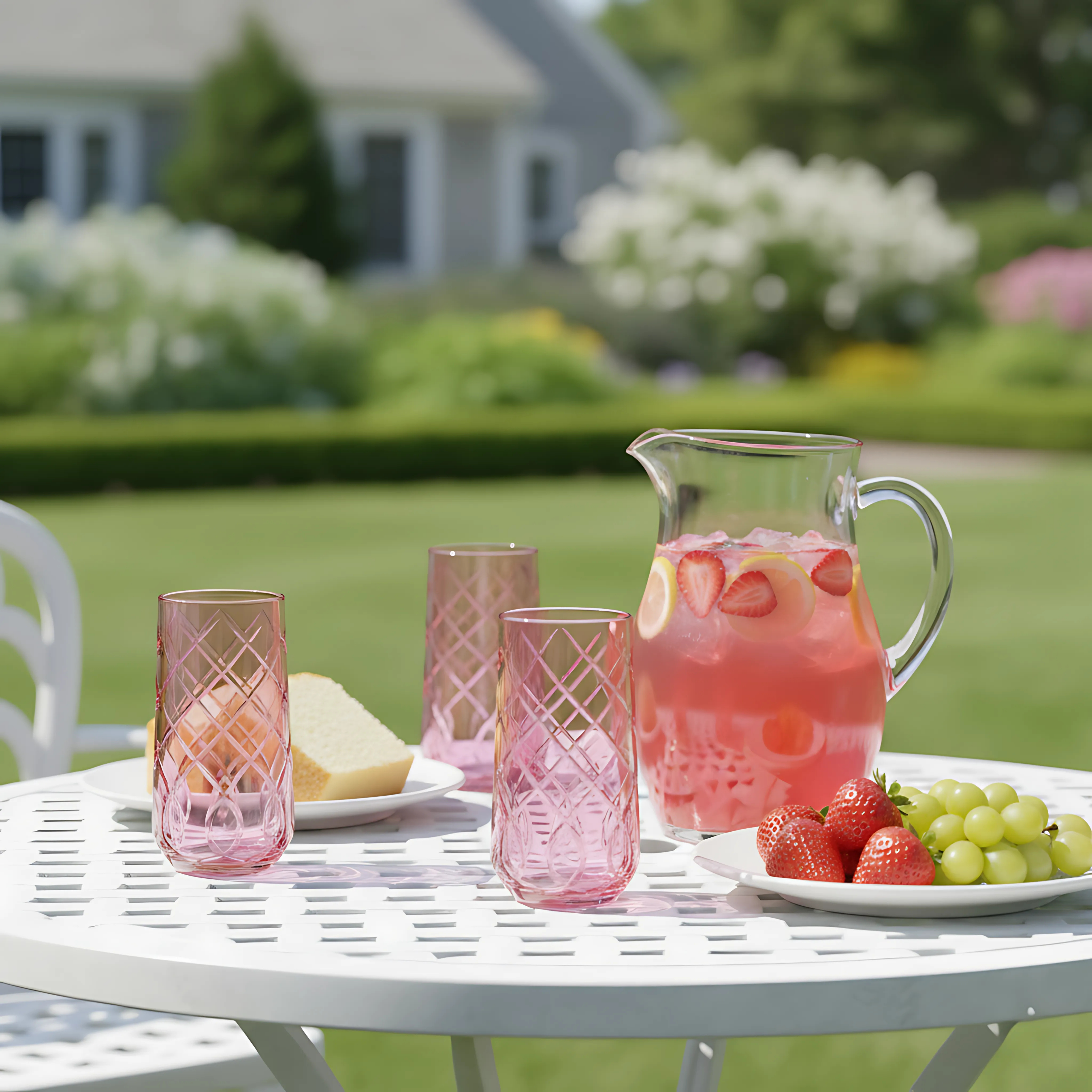 Heritage Highball Glass - Set Of 2 - Margerie Crystal USA