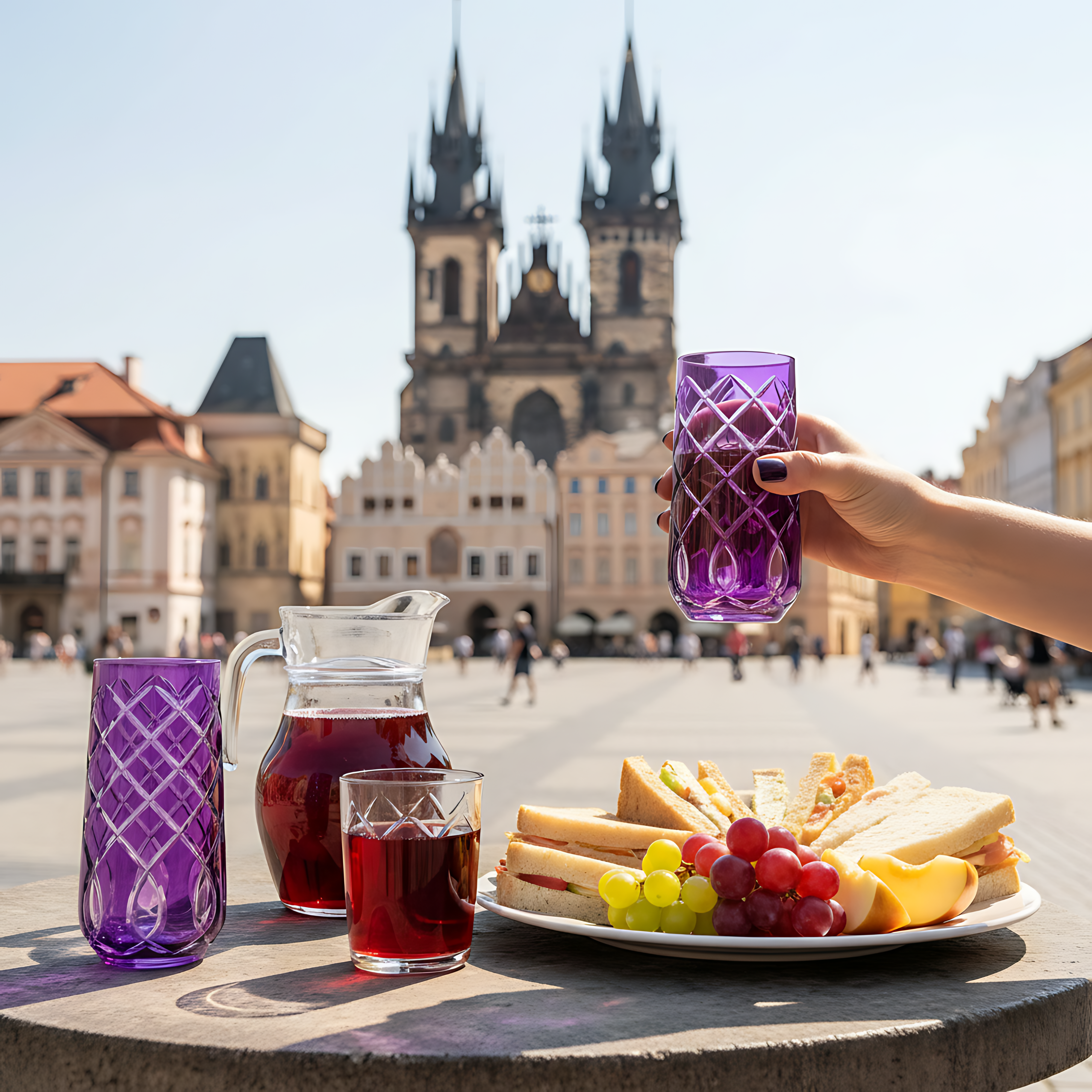 Heritage Highball Glass - Set Of 2 - Margerie Crystal USA