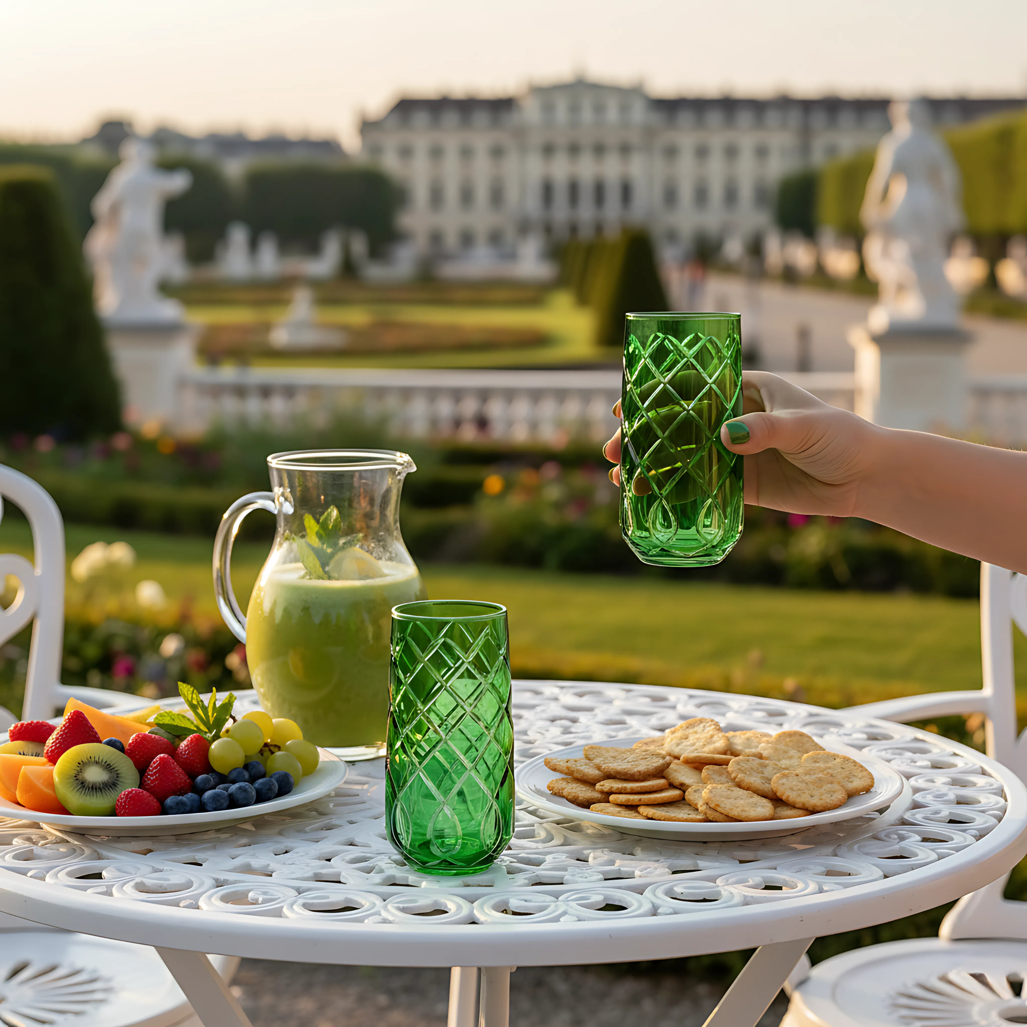 Heritage Highball Glass - Set Of 2 - Margerie Crystal USA