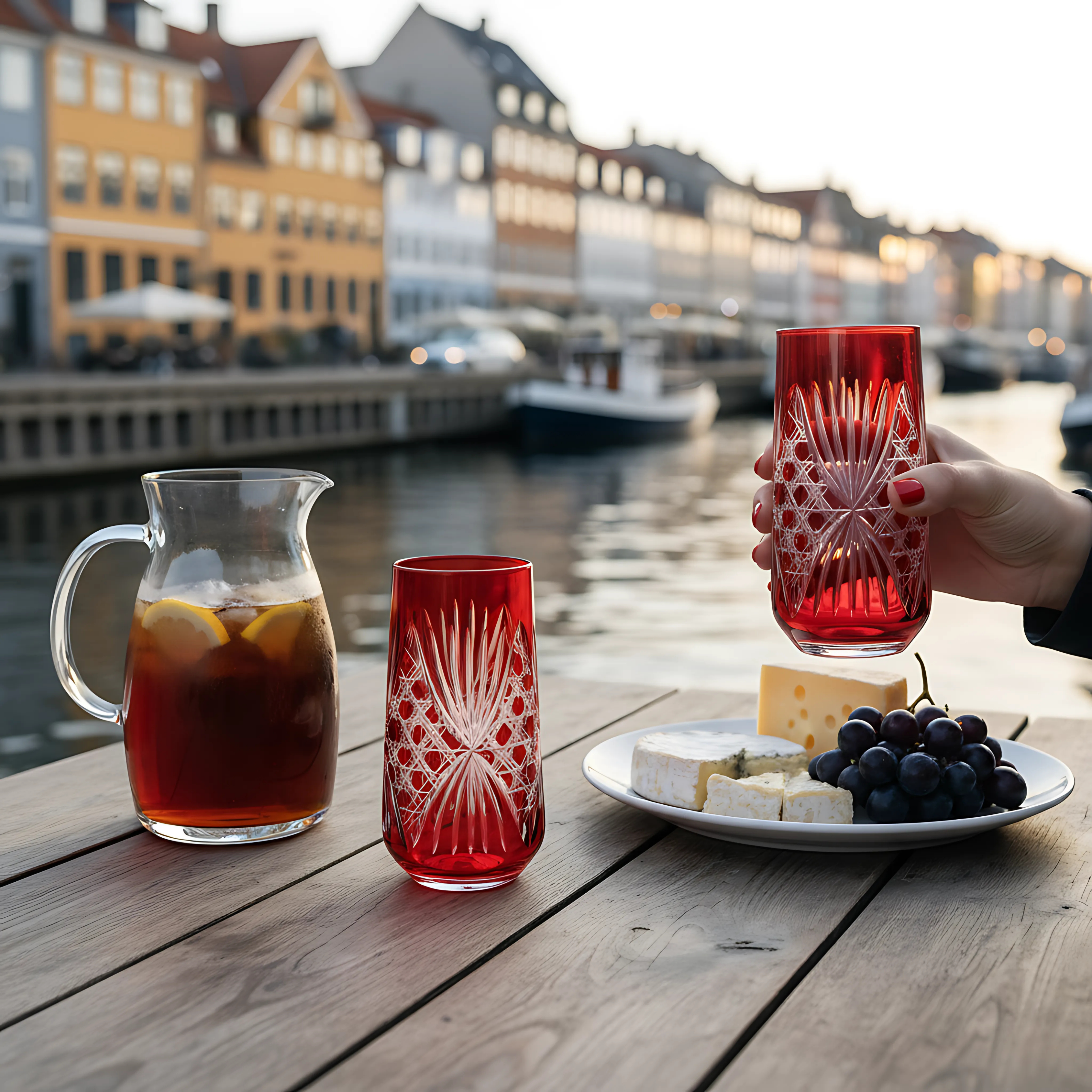 Éclat Highball Glass - Set Of 2 - Margerie Crystal USA