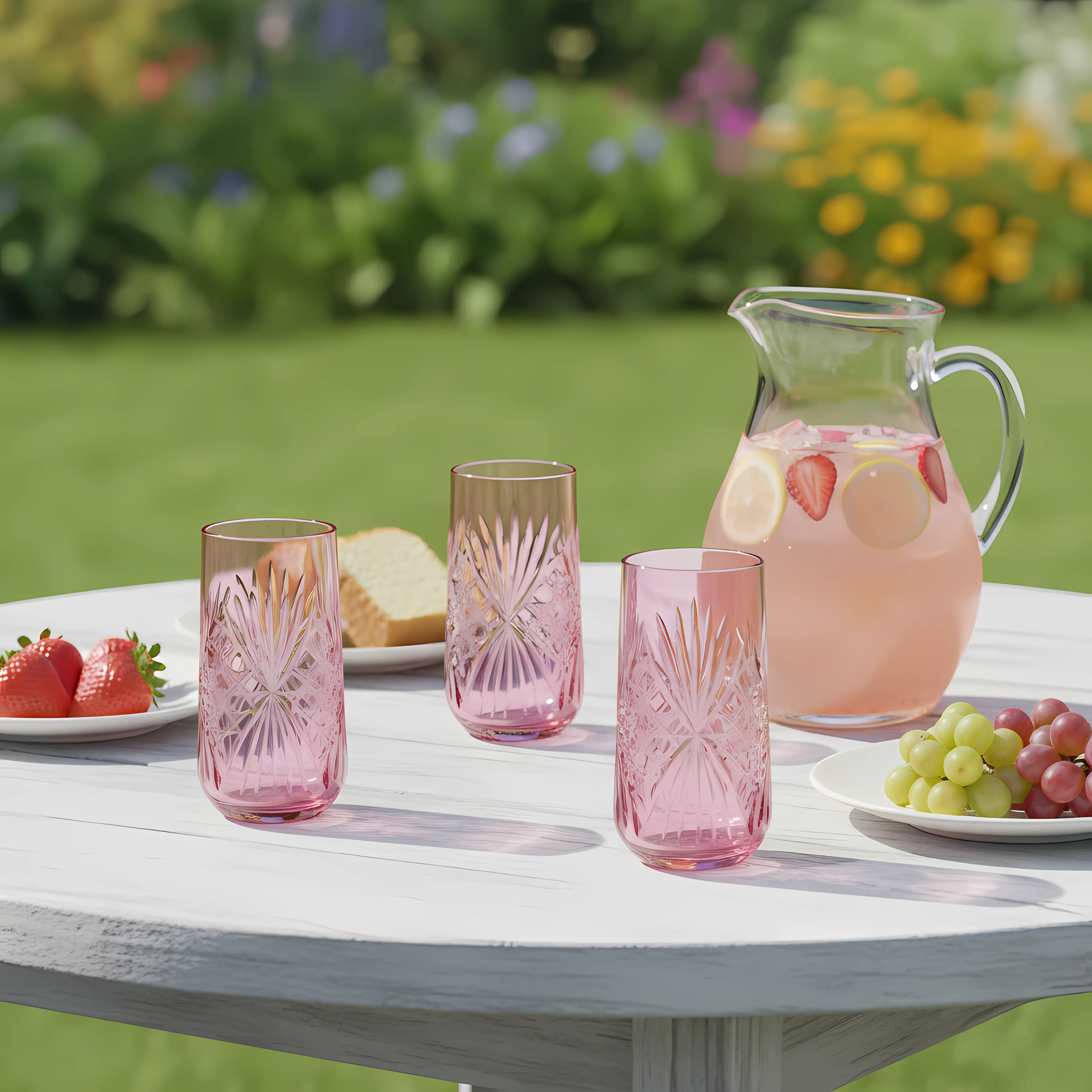 Éclat Highball Glass - Set Of 2 - Margerie Crystal USA