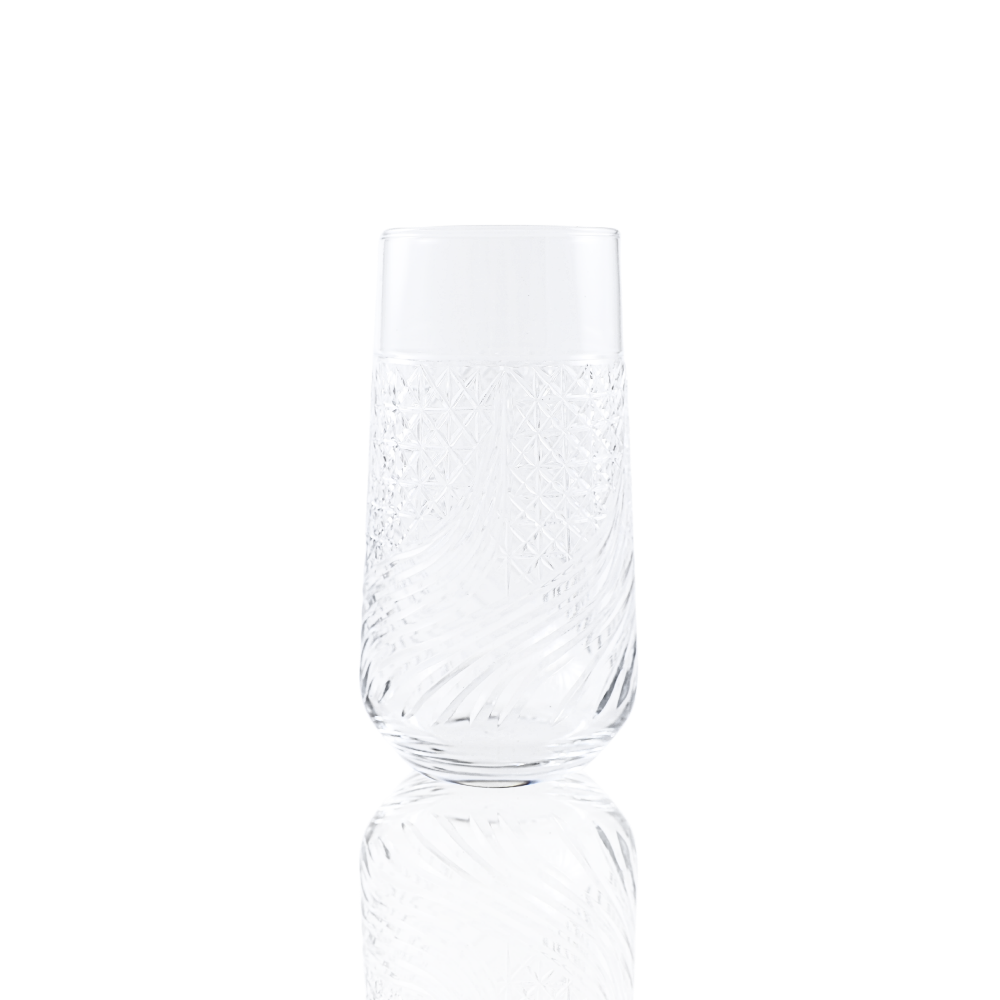 Aurora Highball Glass - Set Of 2 - Margerie Crystal USA