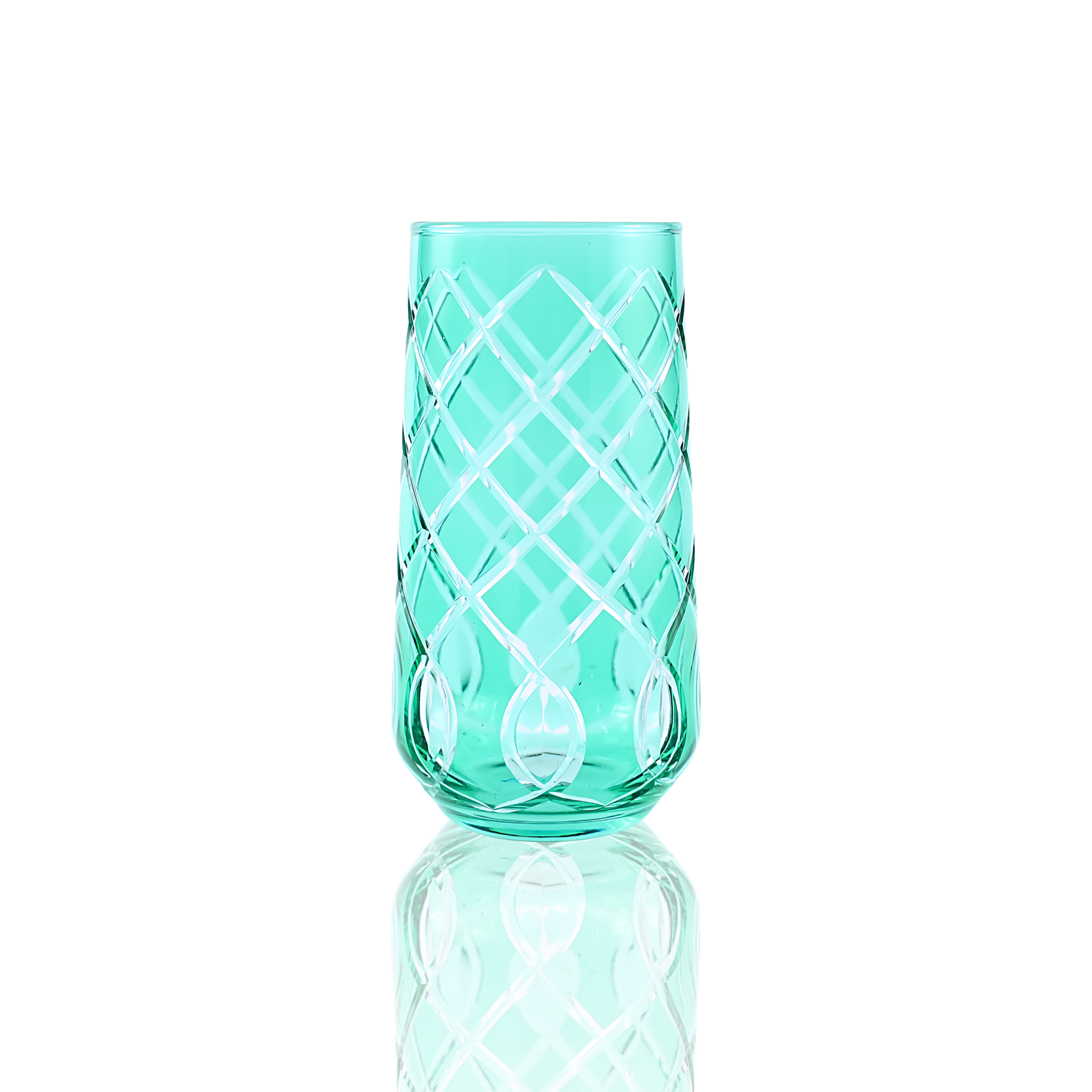 Heritage Highball Glass - Set Of 2 - Margerie Crystal USA