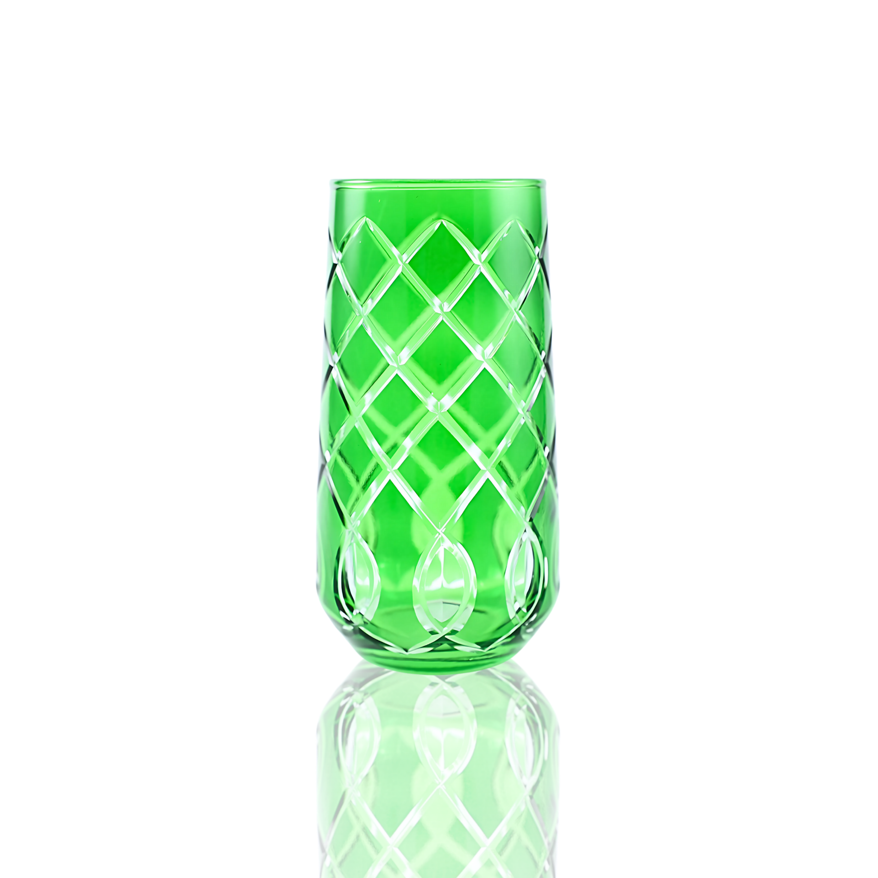 Heritage Highball Glass - Set Of 2 - Margerie Crystal USA