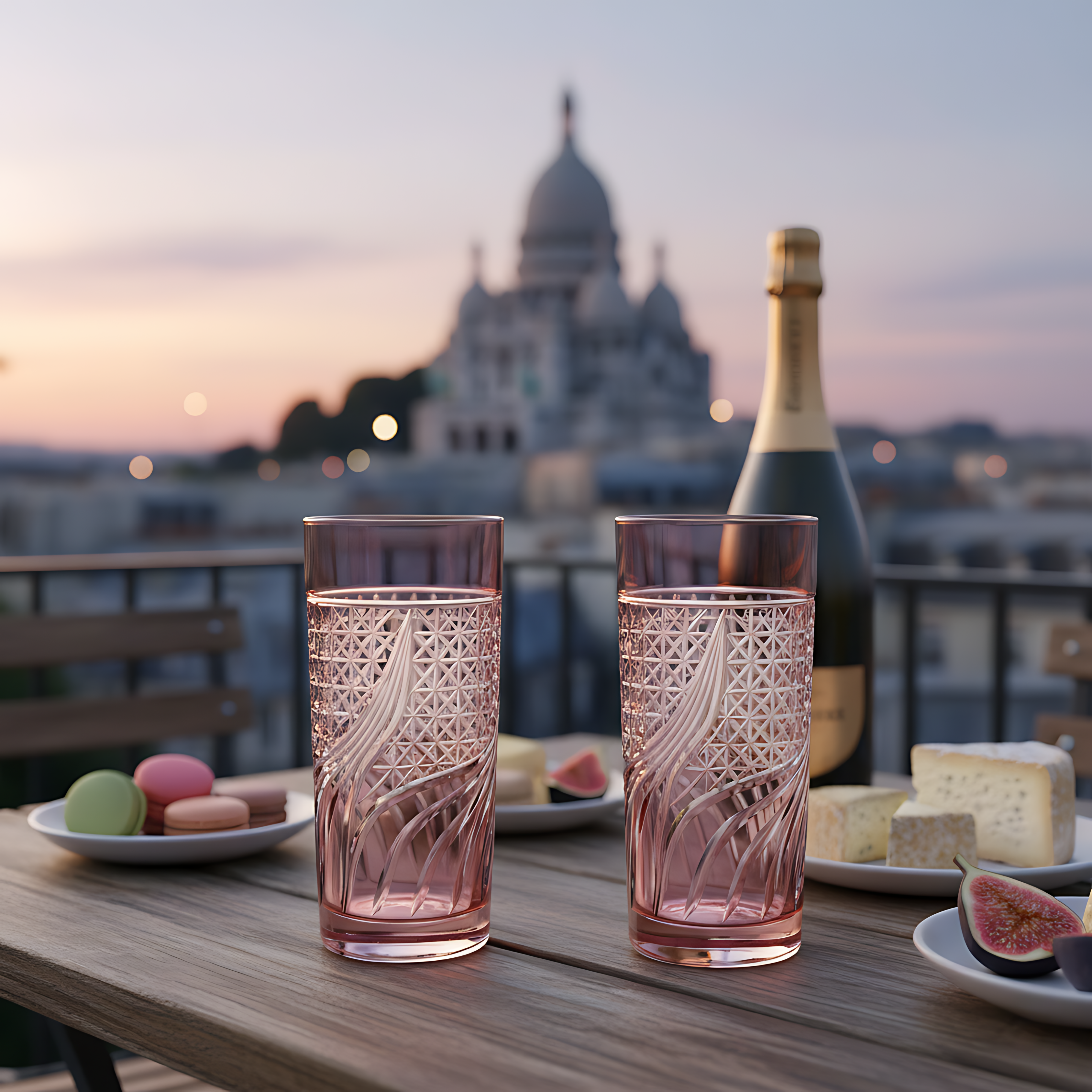 Aurora Highball Glass - Set Of 2 - Margerie Crystal USA