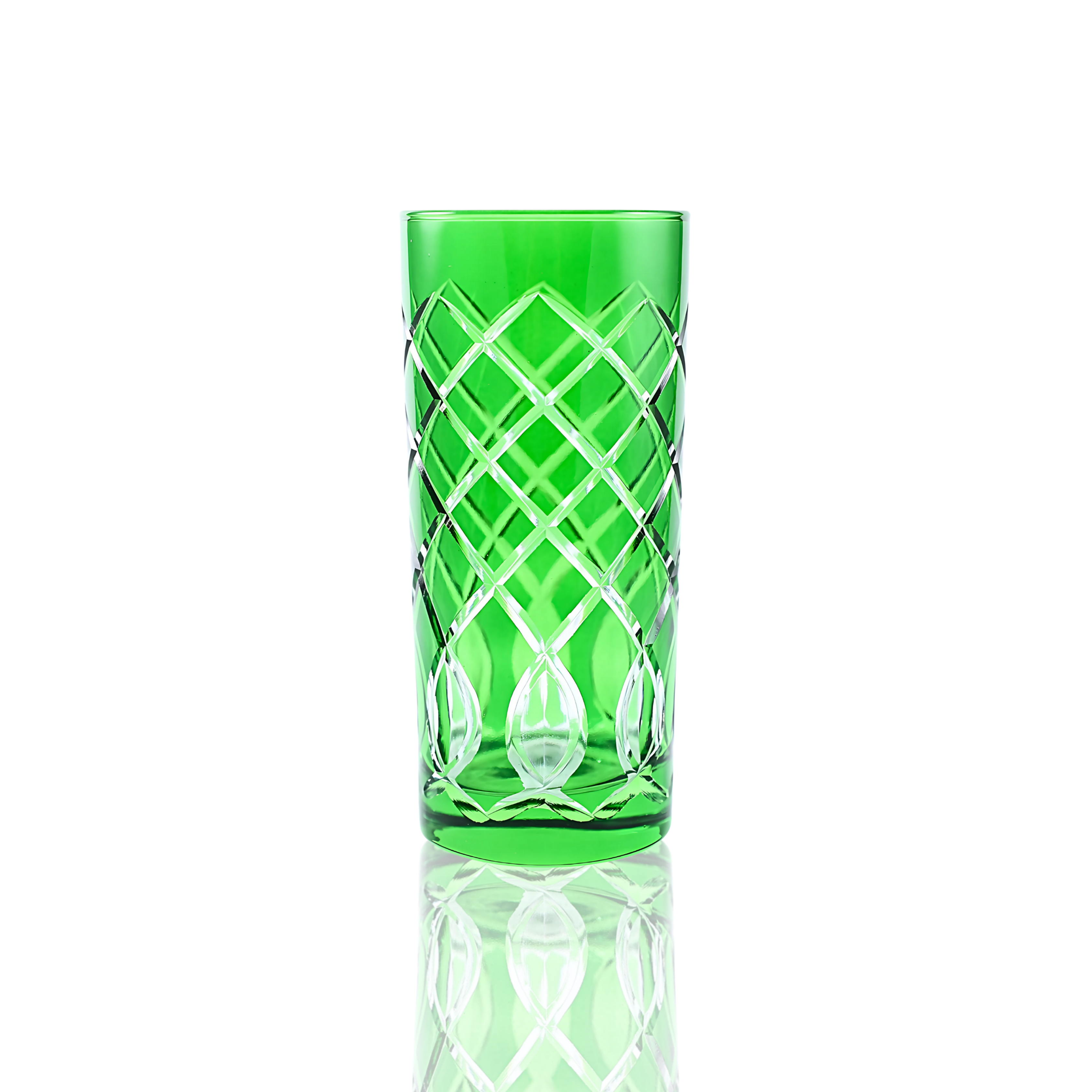 Heritage Highball Glass - Set Of 2 - Margerie Crystal USA