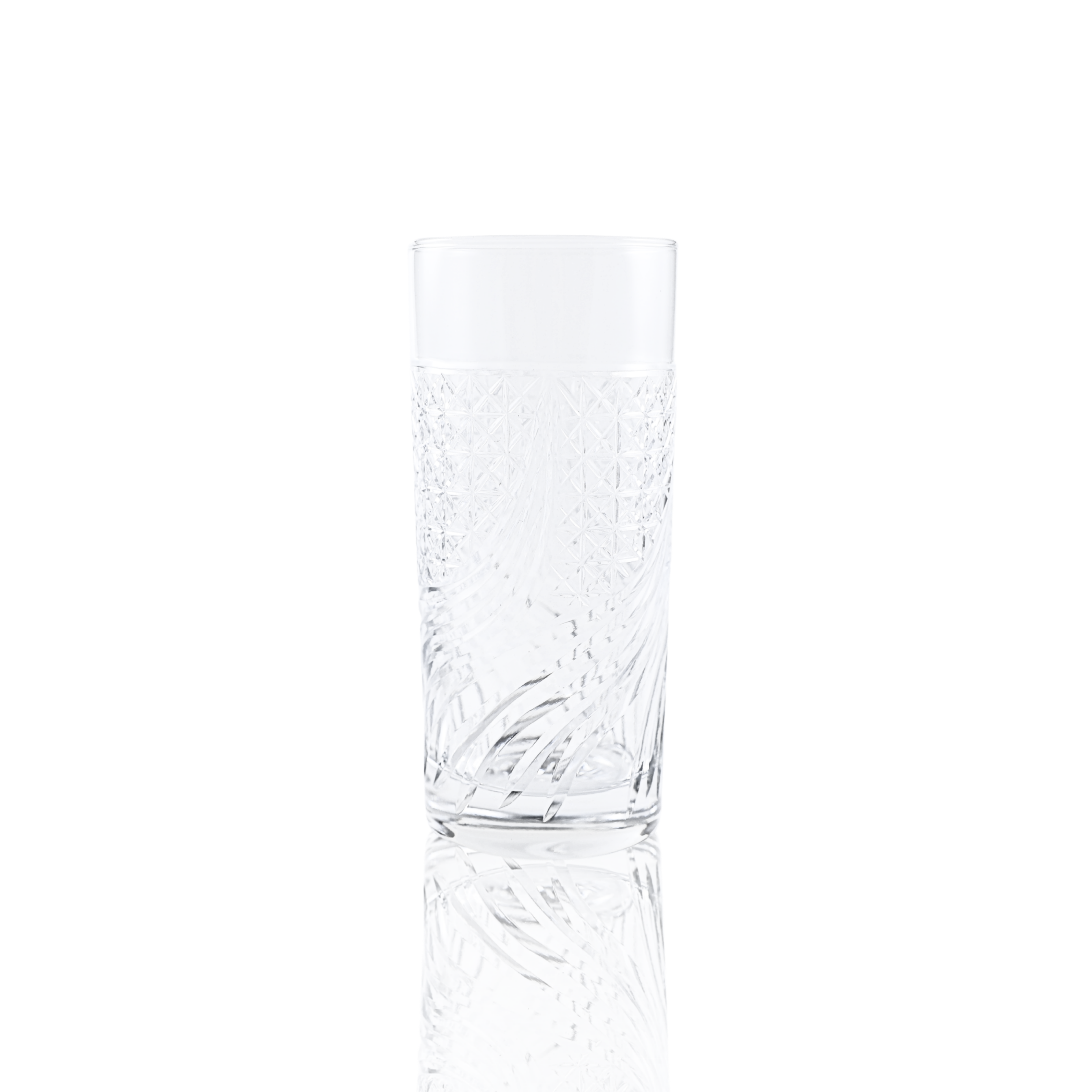 Aurora Highball Glass - Set Of 2 - Margerie Crystal USA