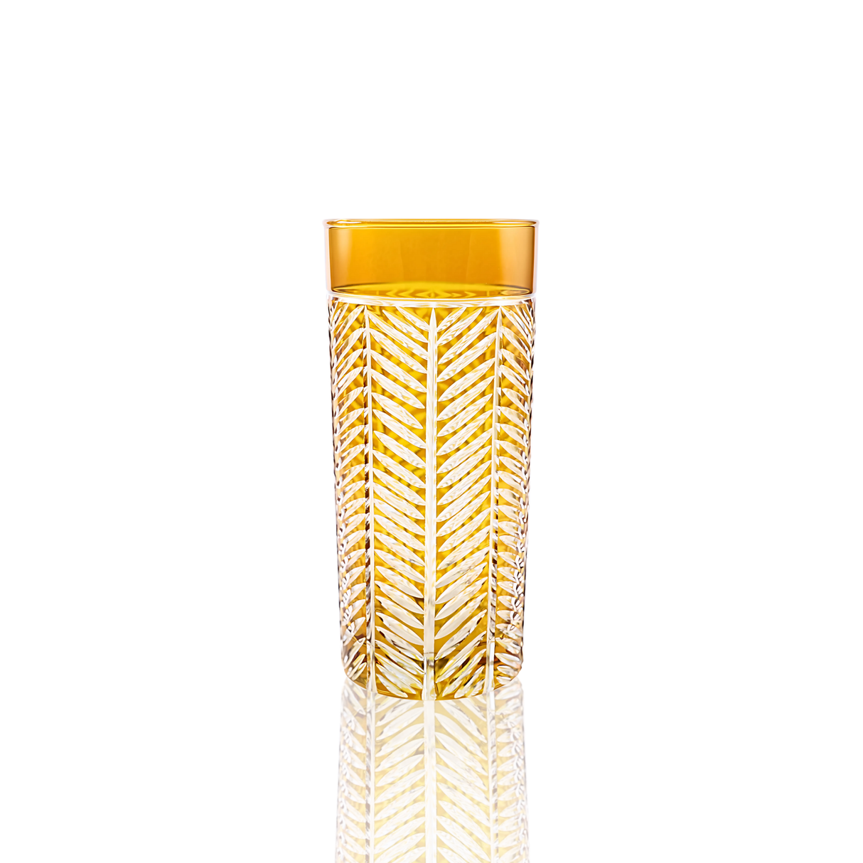 Lanza Cut Crystal Highball Glasses - Set Of 2