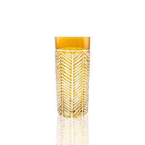 Lanza Cut Crystal Highball Glasses - Set Of 2