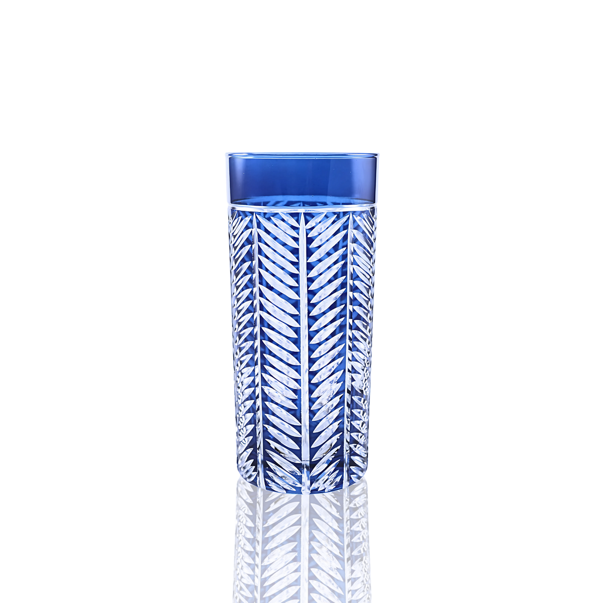 Lanza Cut Crystal Highball Glasses - Set Of 2